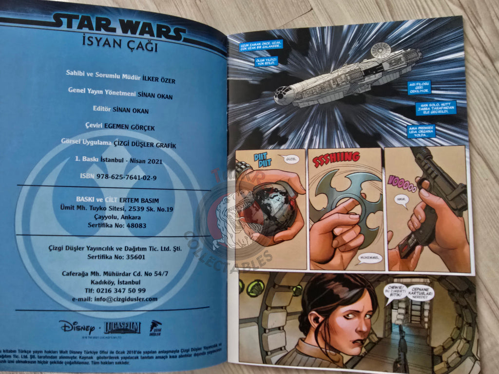 Star Wars - Age of Rebellion: Princess Leia #1 Turkish Comic Turkey