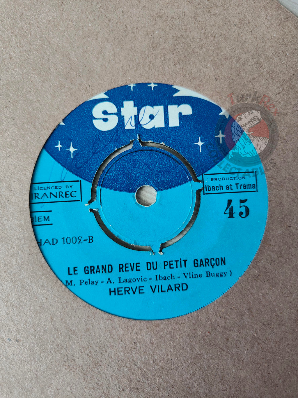Hervé Vilard – Elvira 7" Iran Pressing Vinyl Iranian Edition