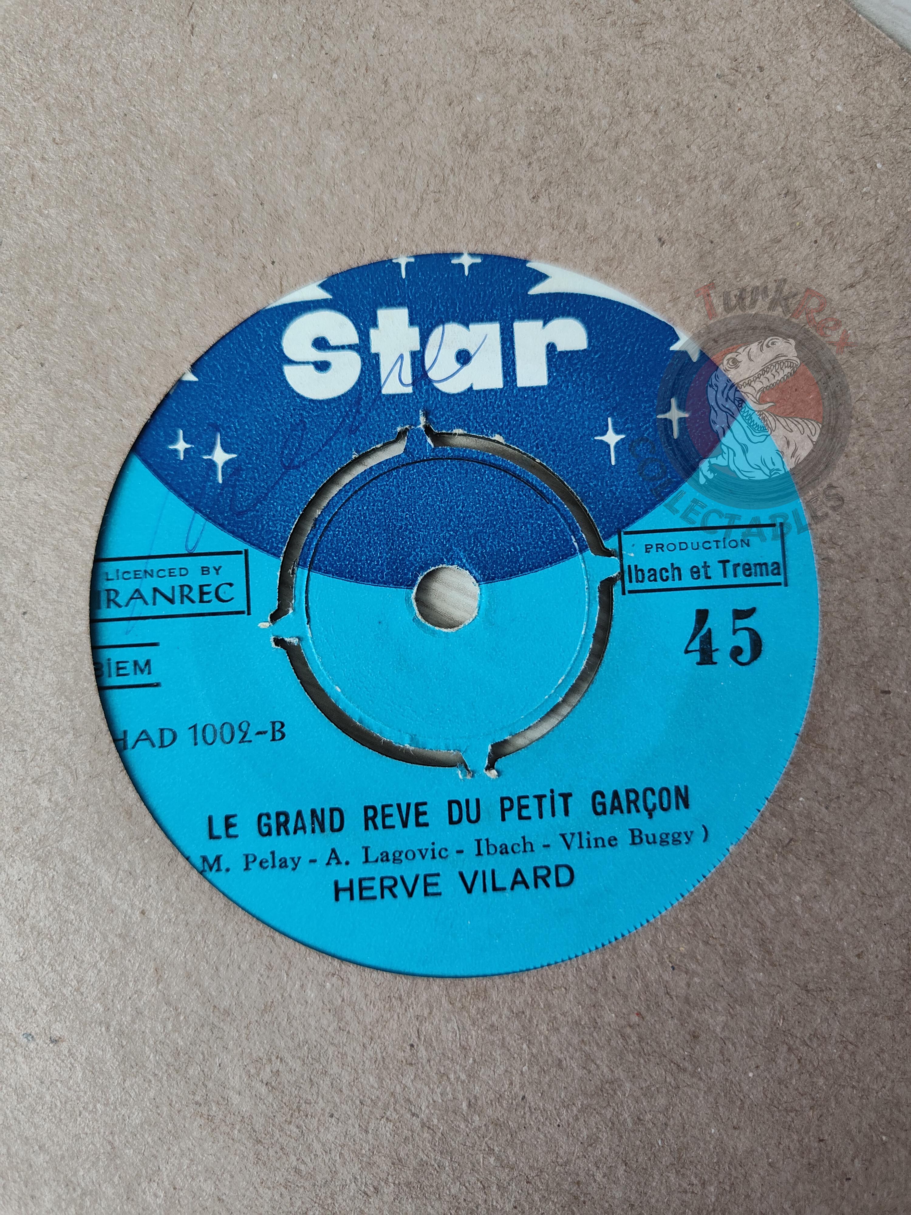 Hervé Vilard – Elvira 7" Iran Pressing Vinyl Iranian Edition