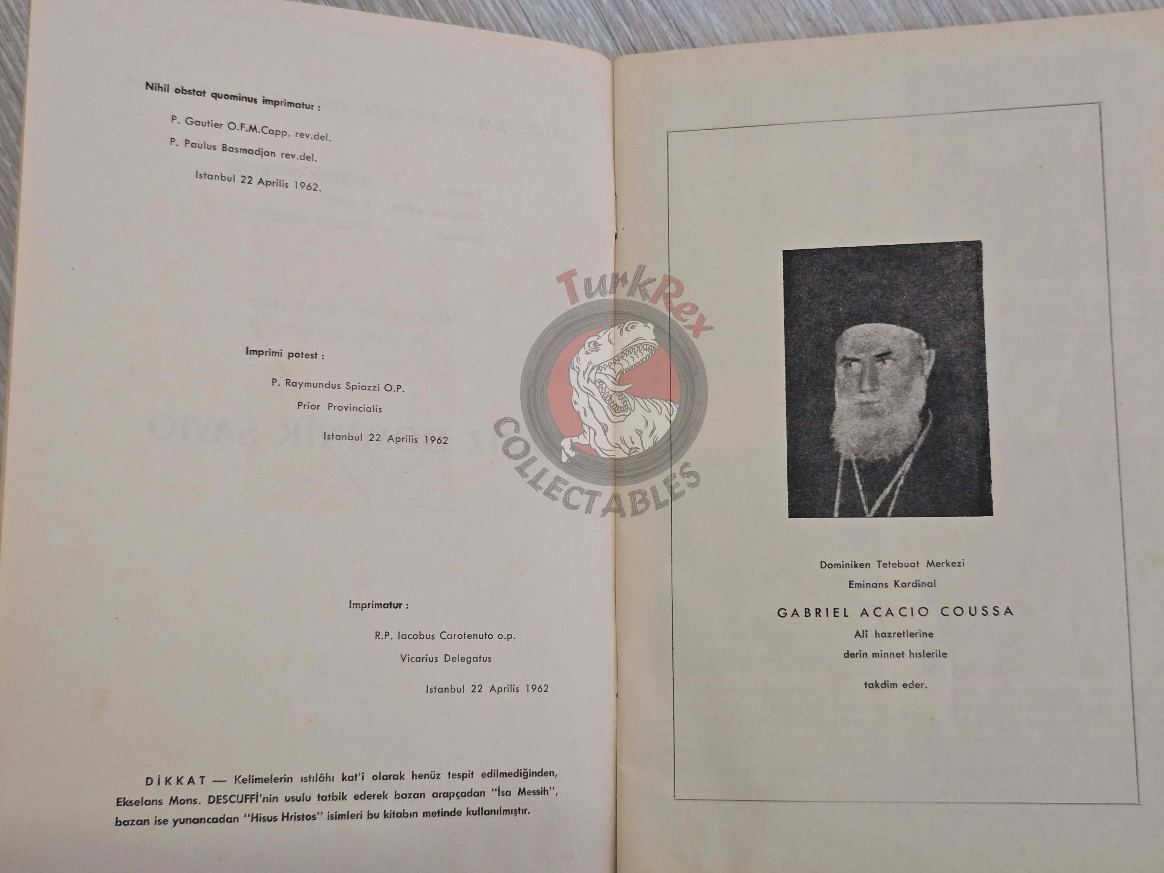 Gaston Courtois – Saint Dominic Savio 1962 1st Turkish Book Turkey