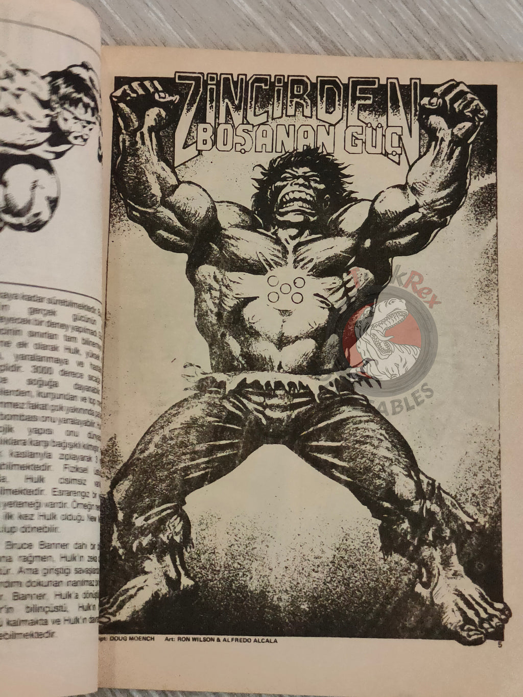 Hulk #1 1987 Turkish Comic Turkey cover #20
