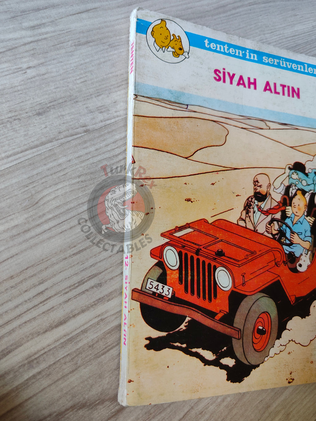 Tintin – Land of Black Gold mid 1980s Turkish Edition Comic Turkey 1