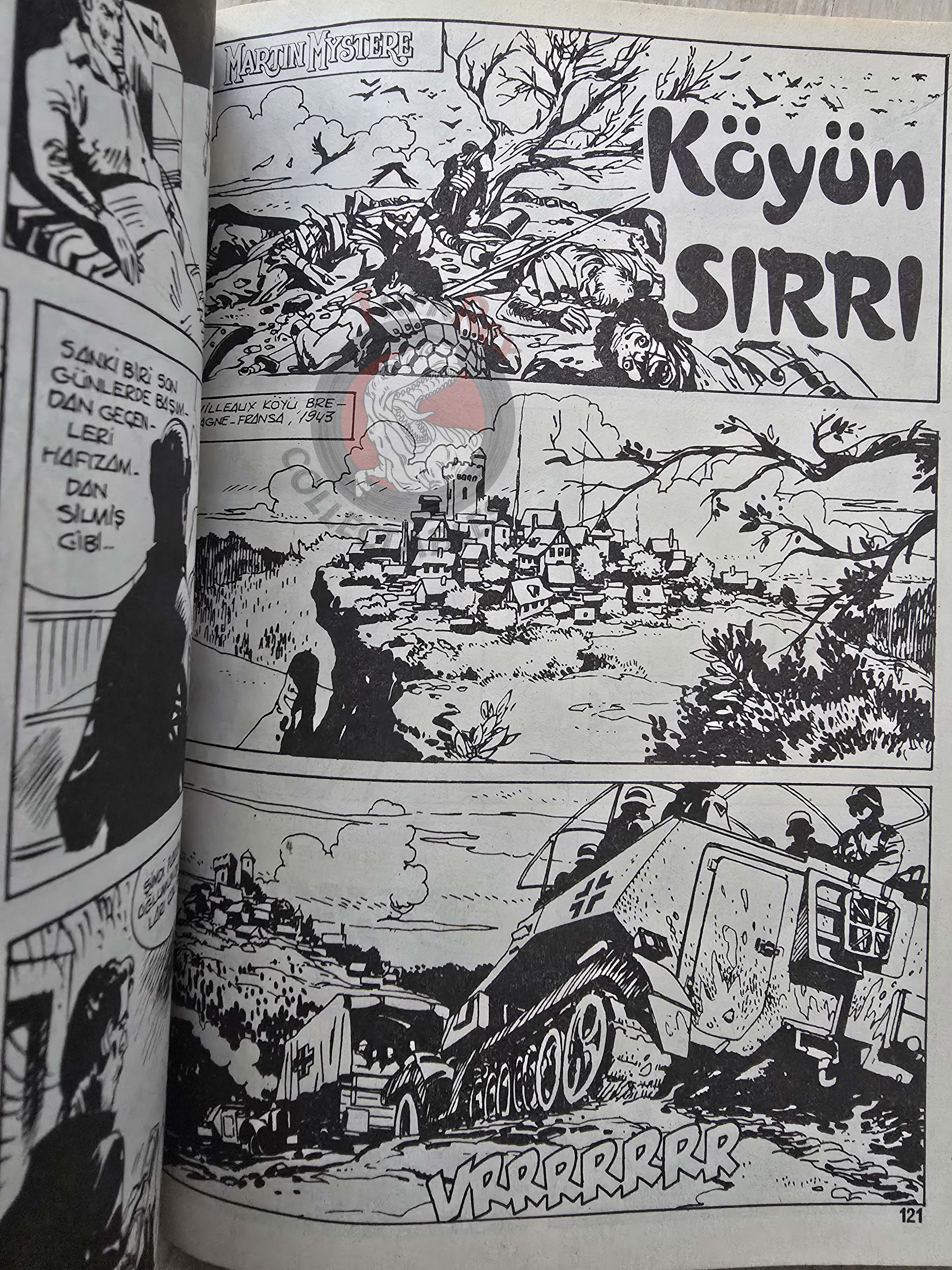 Martin Mystère #15 Il Mistero del Nuraghe 80s Turkish Comic Turkey #34 #50