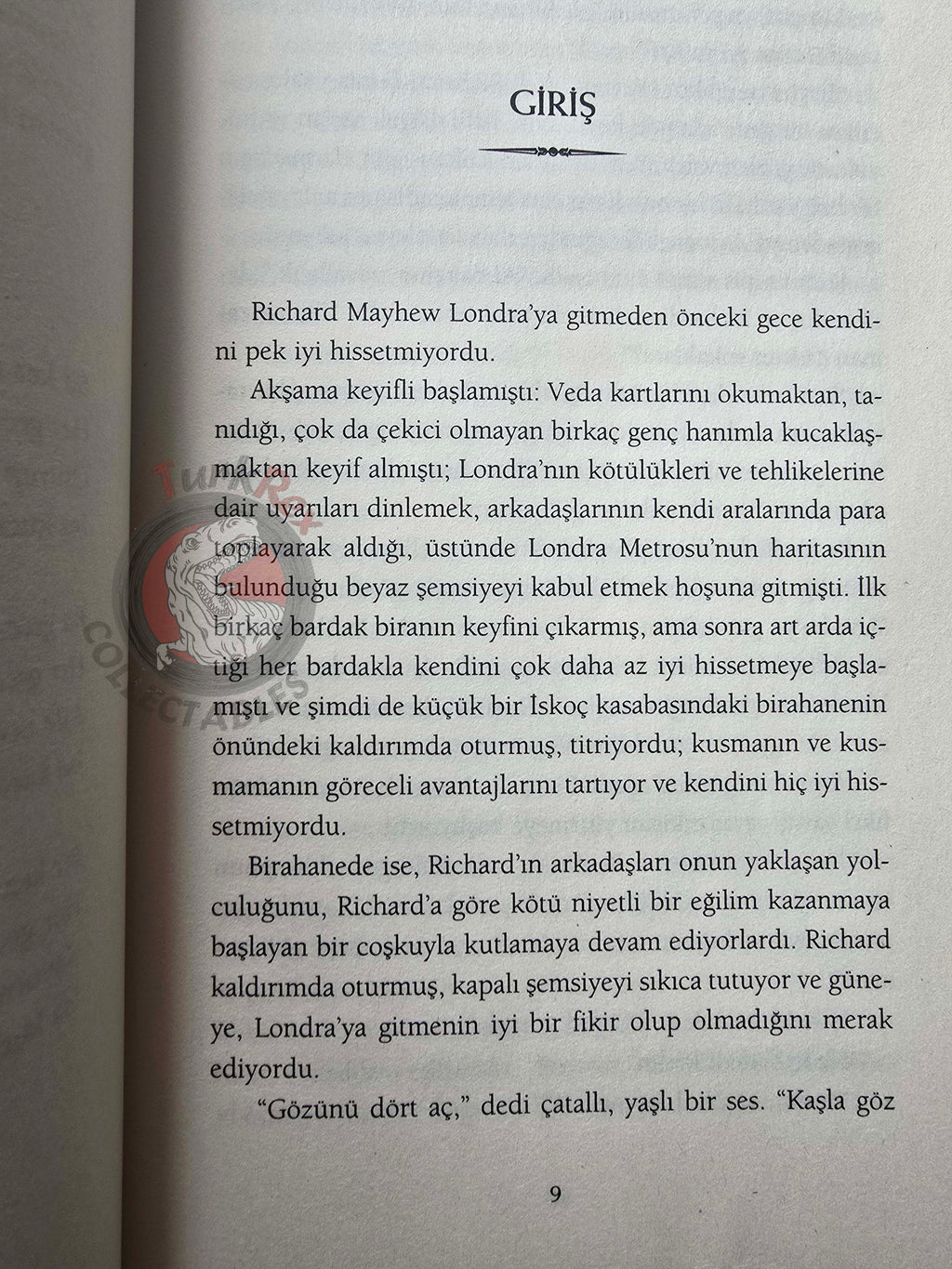 Neil Gaiman – Neverwhere 2016 Turkish Book Turkey