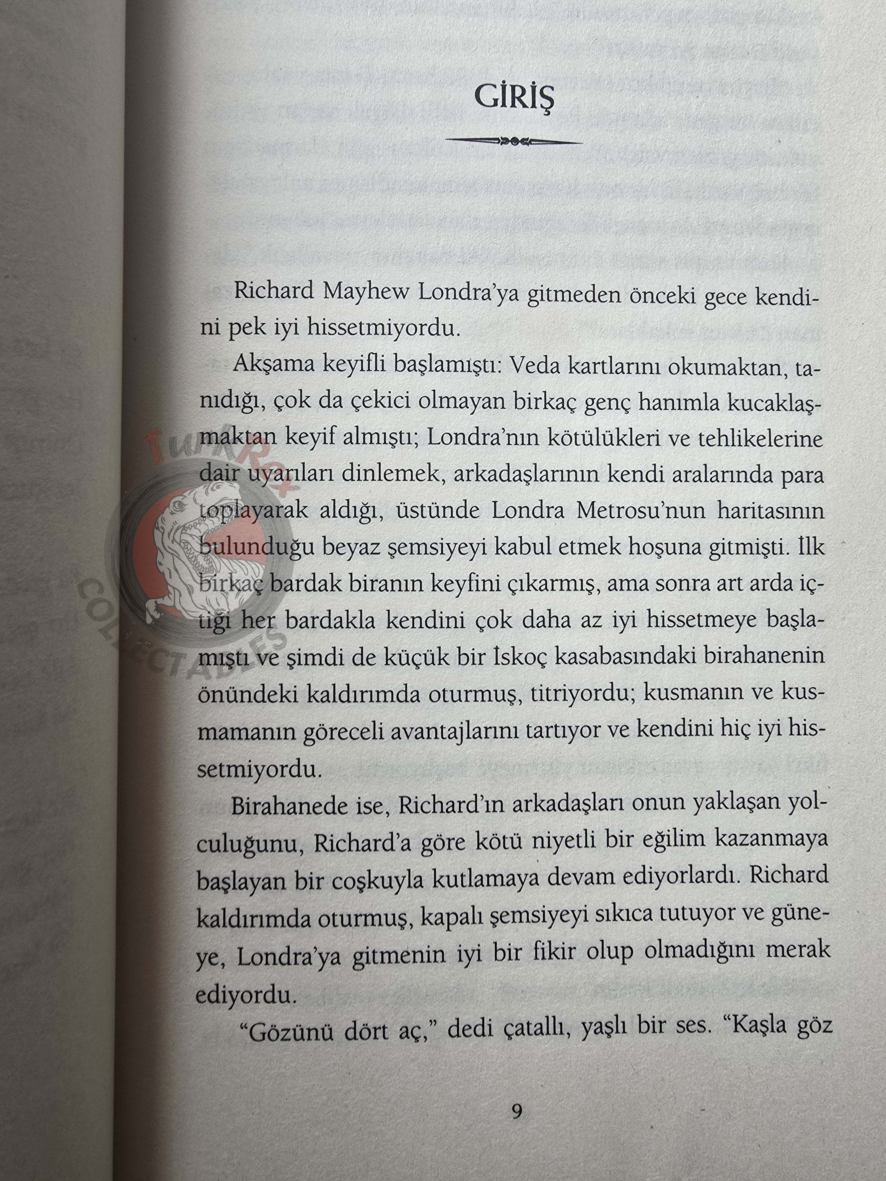 Neil Gaiman – Neverwhere 2016 Turkish Book Turkey