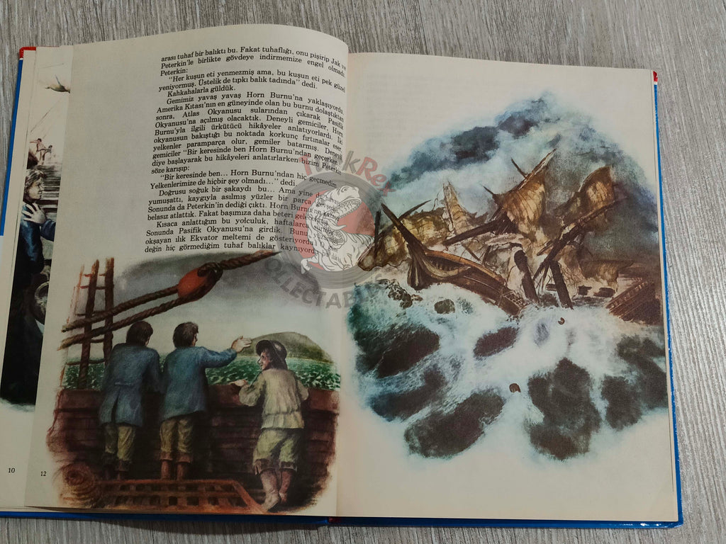 R. M. Ballantyne –  The Coral Island 1983 HC Turkish Book Turkey Illustrated