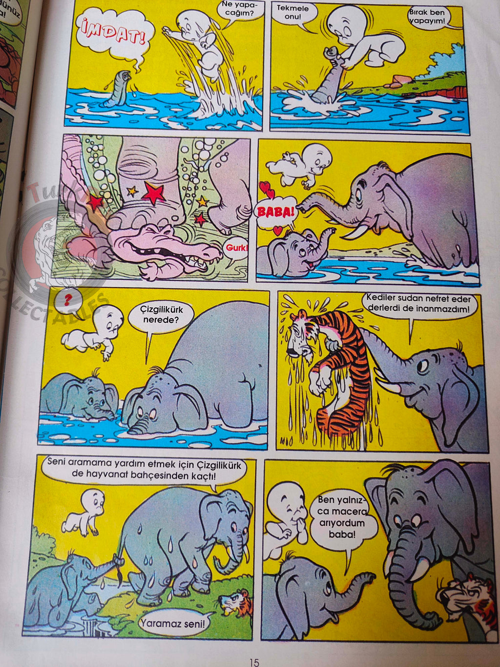 Casper the Friendly Ghost Magazine – Issue #16 1996 Turkish Comic Turkey Wendy