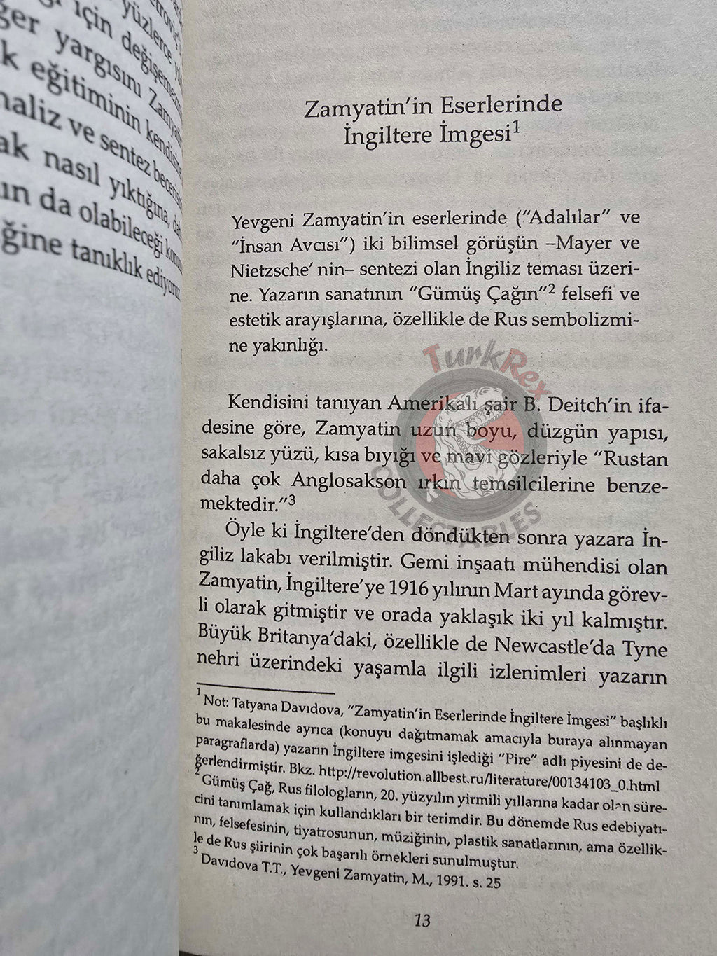 Yevgeni Zamyatin – The Islanders and Other Stories 2010 Turkish Book Turkey
