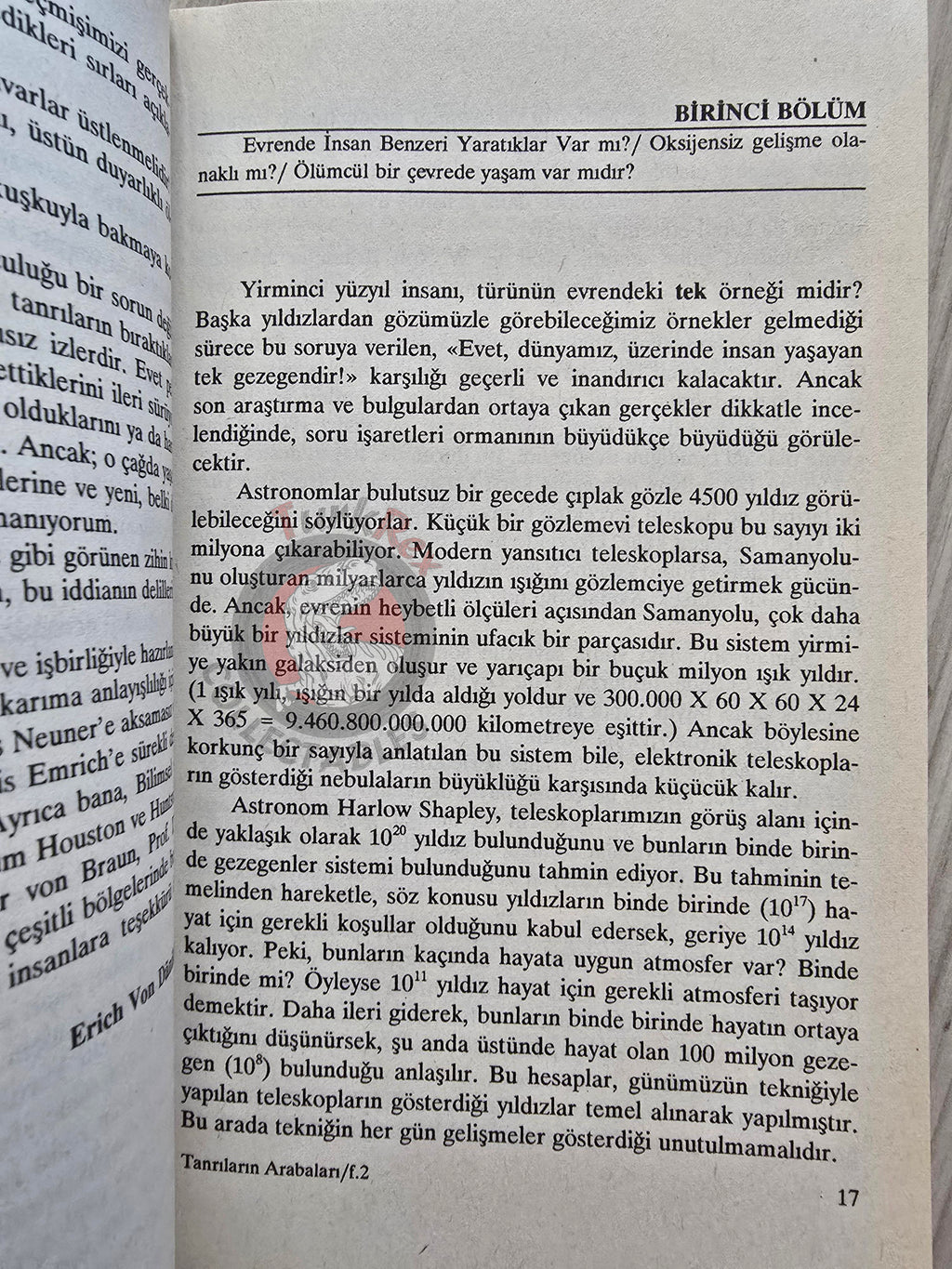 Erich von Däniken – Chariots of the Gods 1997 Turkish Book Turkey Ufology