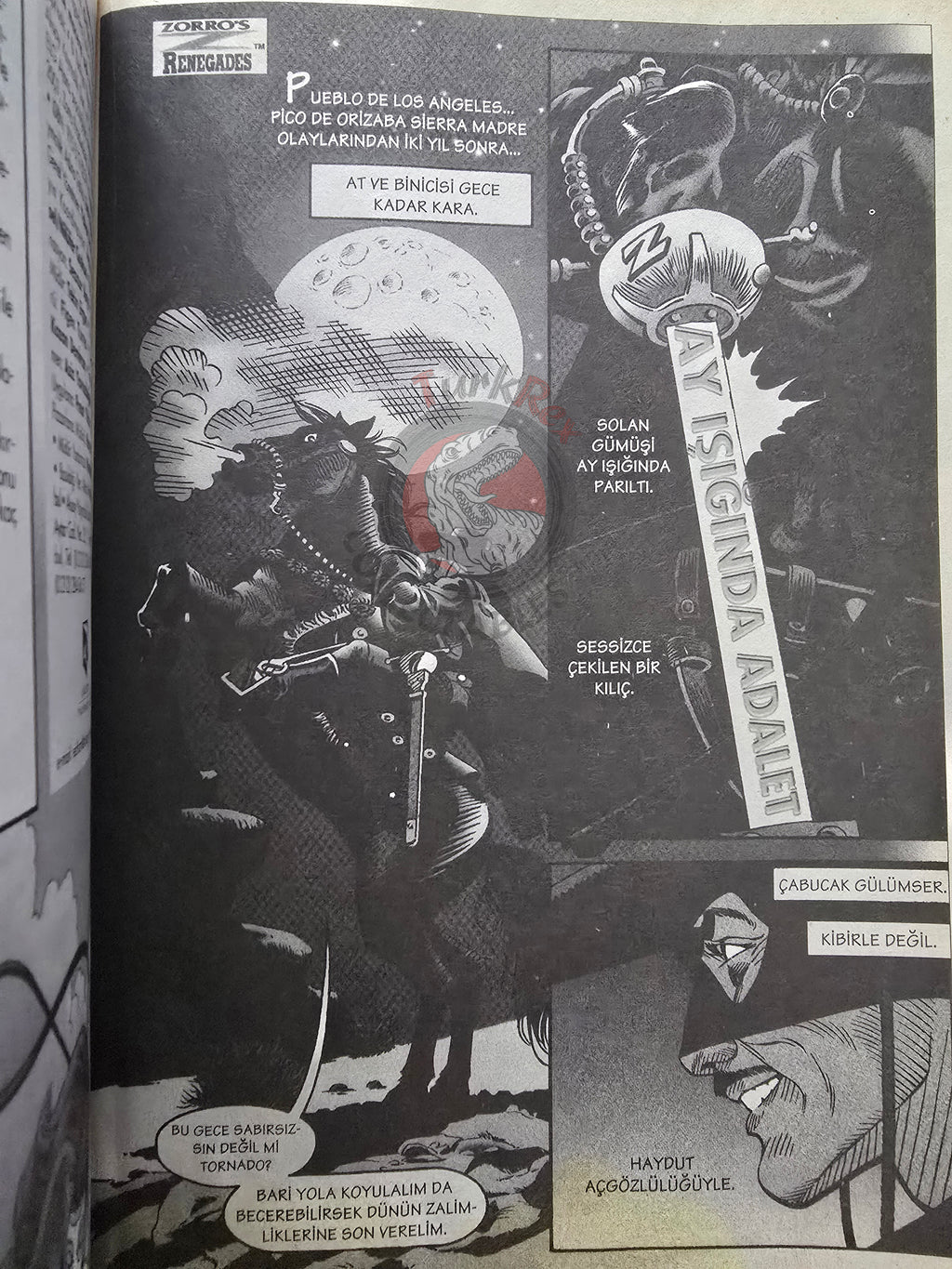 Zorro's Renegades #2 Lady Rawhide Turkish Comic Turkey