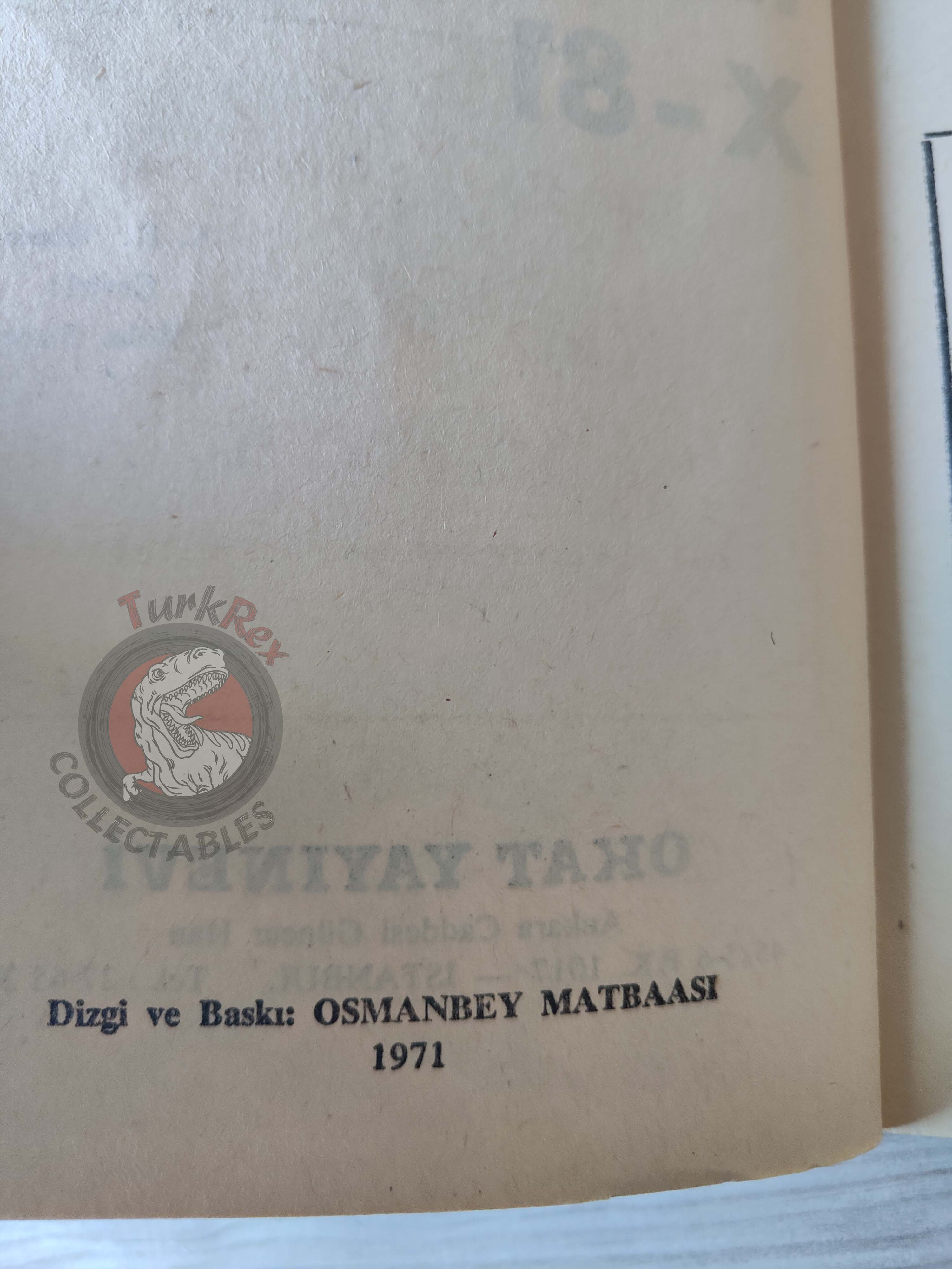 Robert Moore Williams – Conquest of the Space Sea 1971 1st Turkish Book Turkey