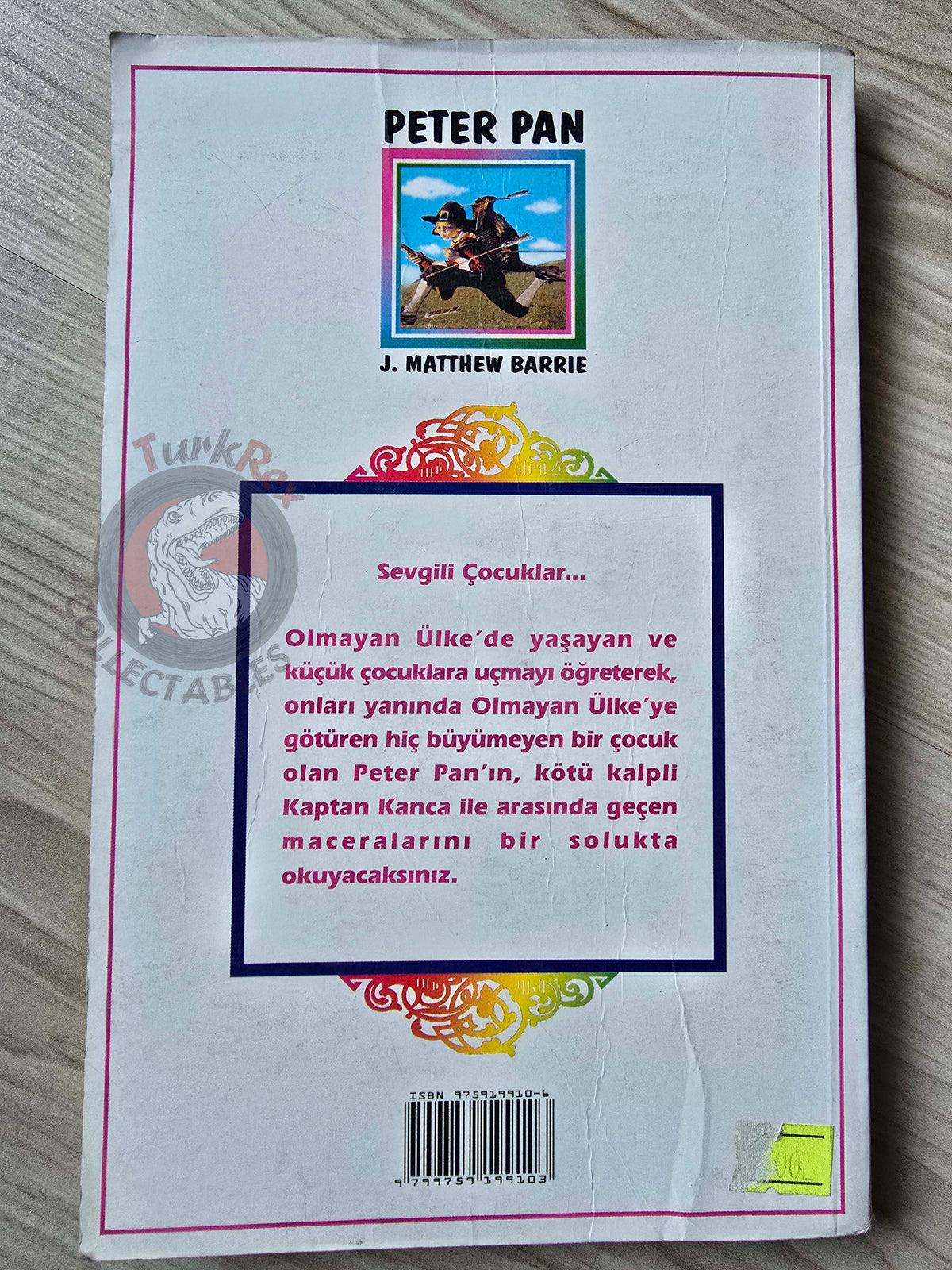 J. M. Barrie – Peter Pan 2005 Turkish Book Turkey 2
