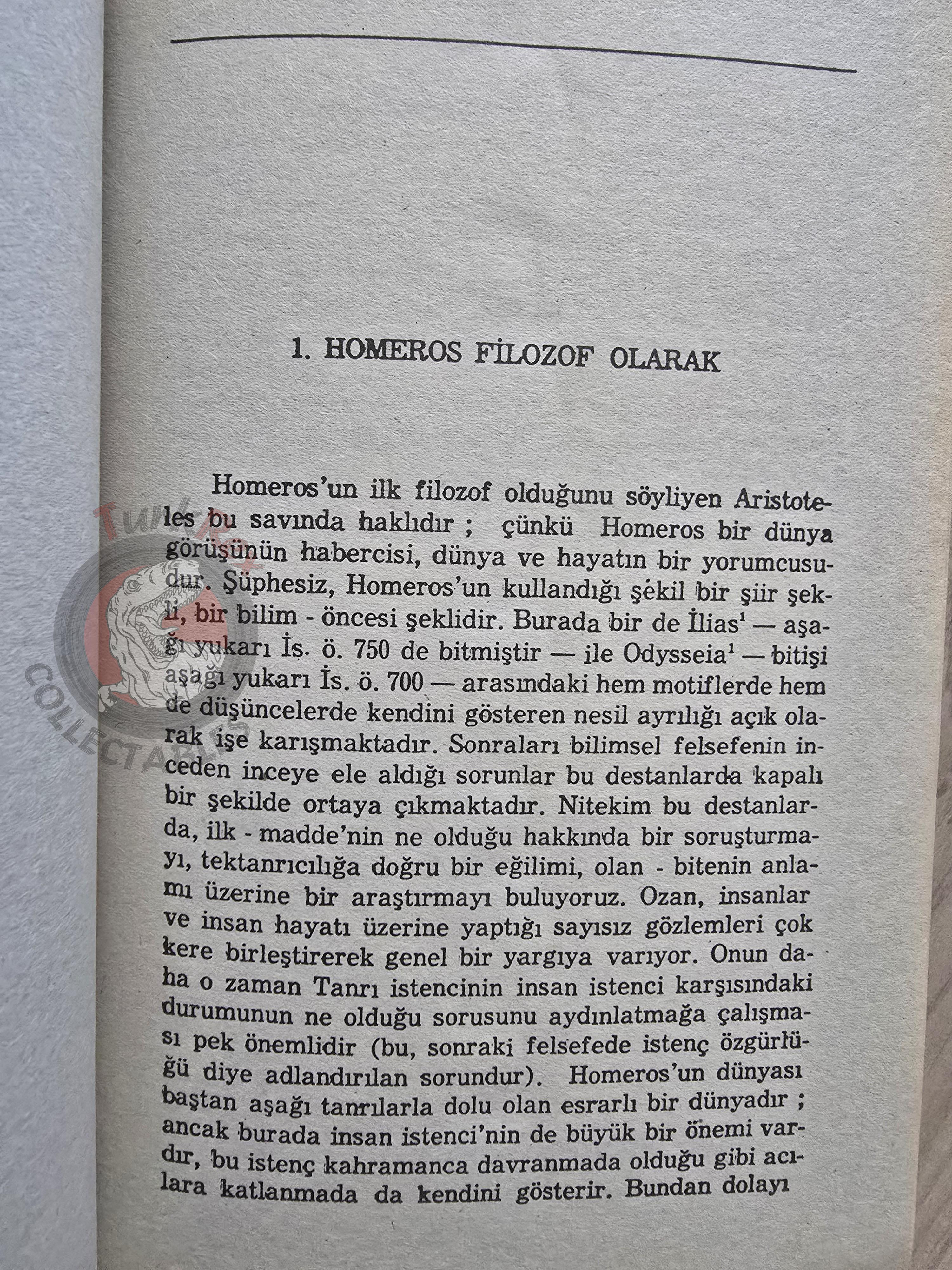 Walther Kranz – Ancient Philosophy 1984 Turkish Book Turkey