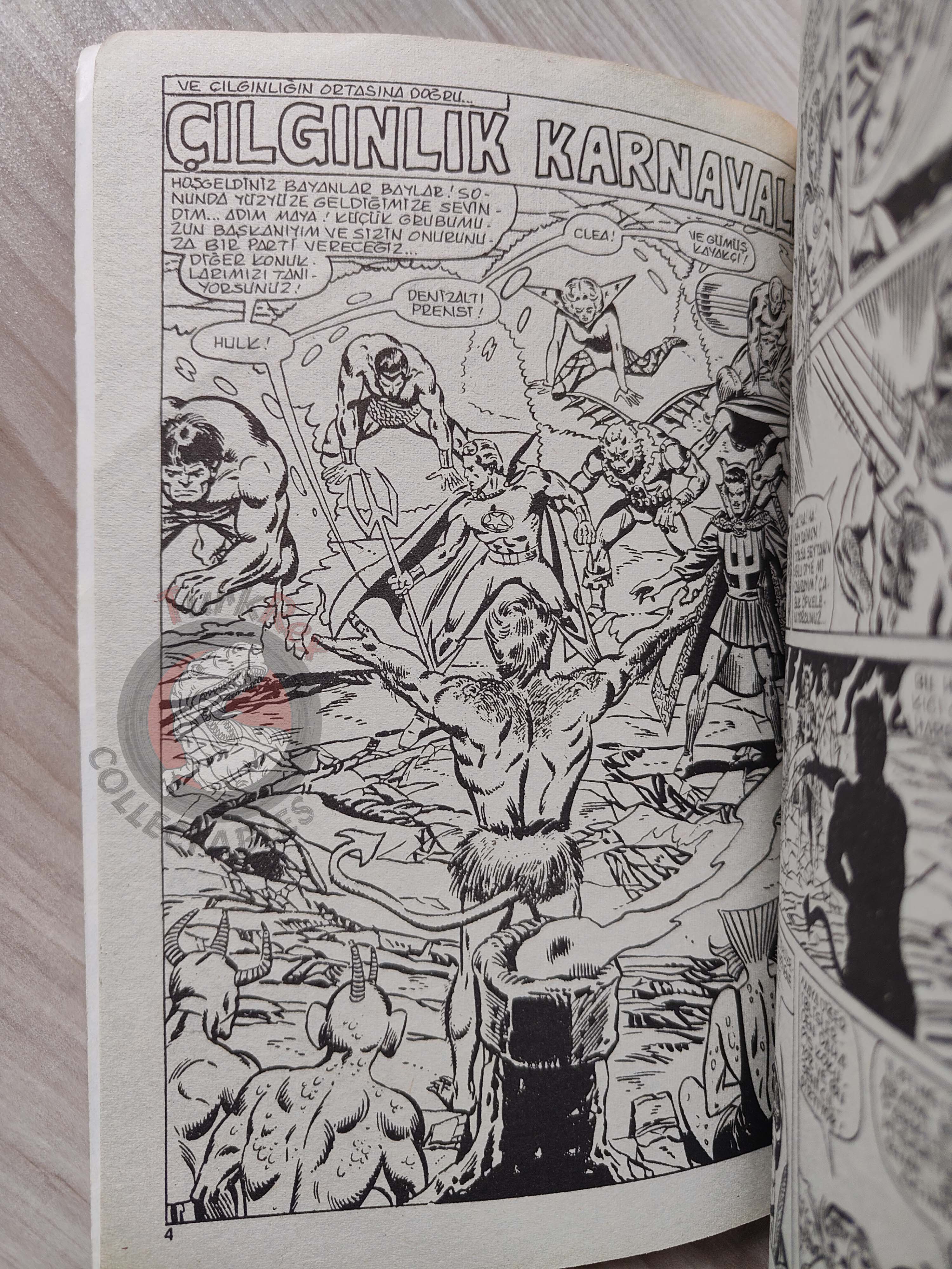 Silver Surfer #12 1988 Turkish Comic Turkey Defenders #99 #100 Hulk