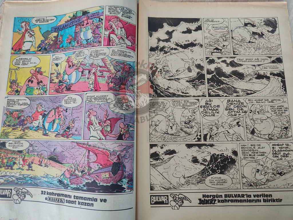 Asterix –  Asterix and the Great Crossing 1986 Turkish Edition Comic Turkey