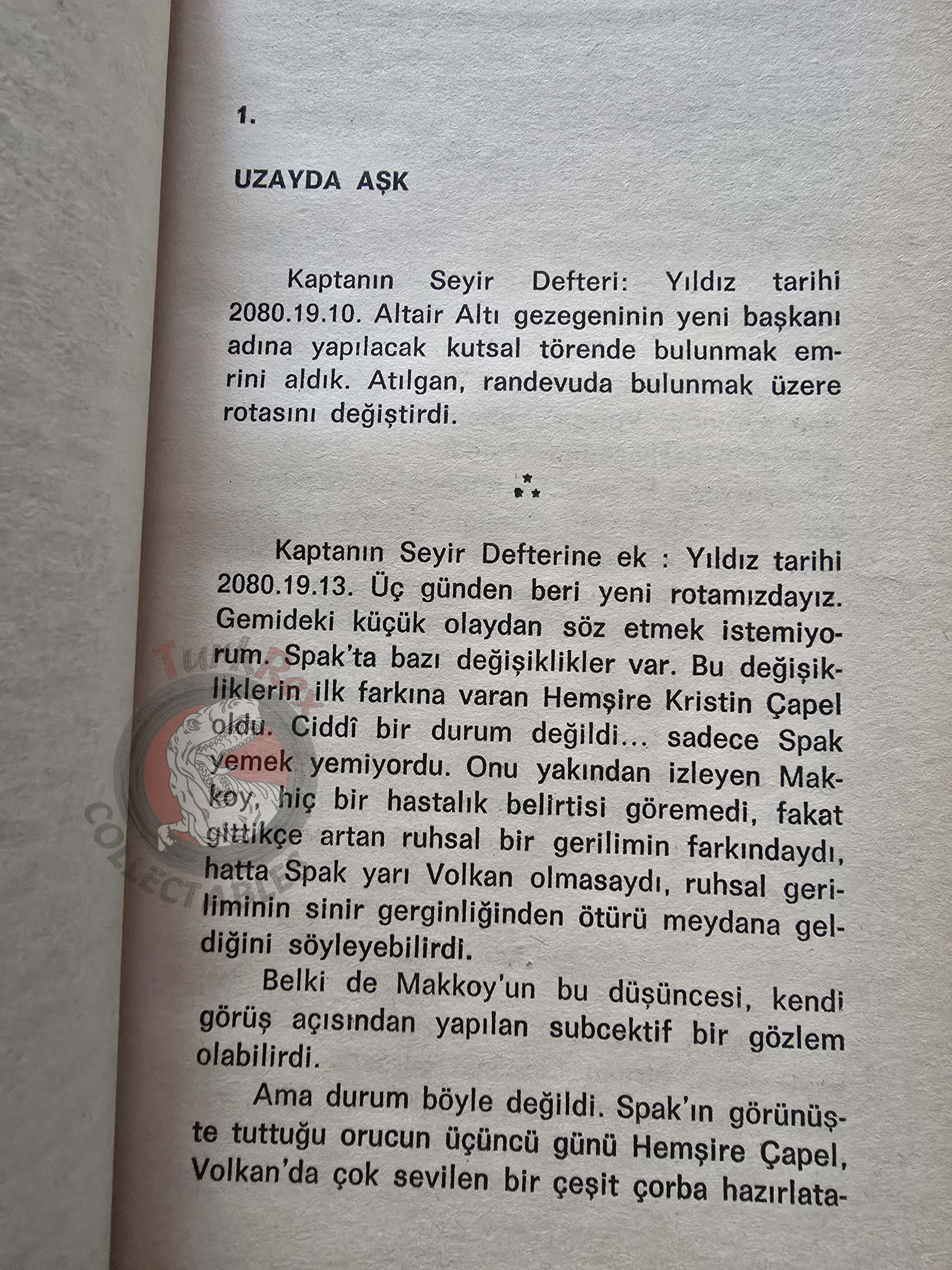 Star Trek 3 – James Blish 1973 1st Turkish Book Turkey