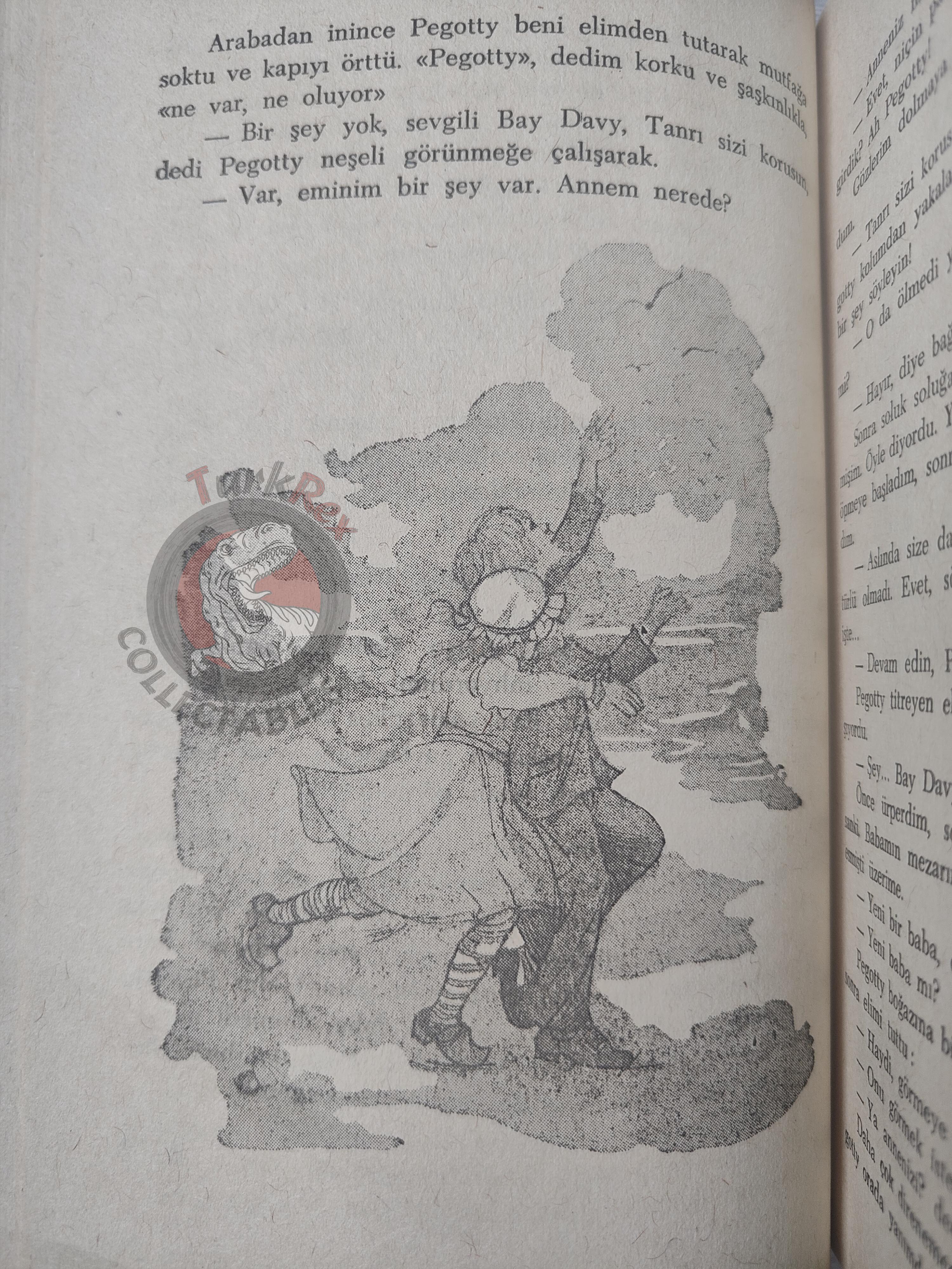 Charles Dickens – David Copperfield 1982 Turkish Book Turkey Illustrated
