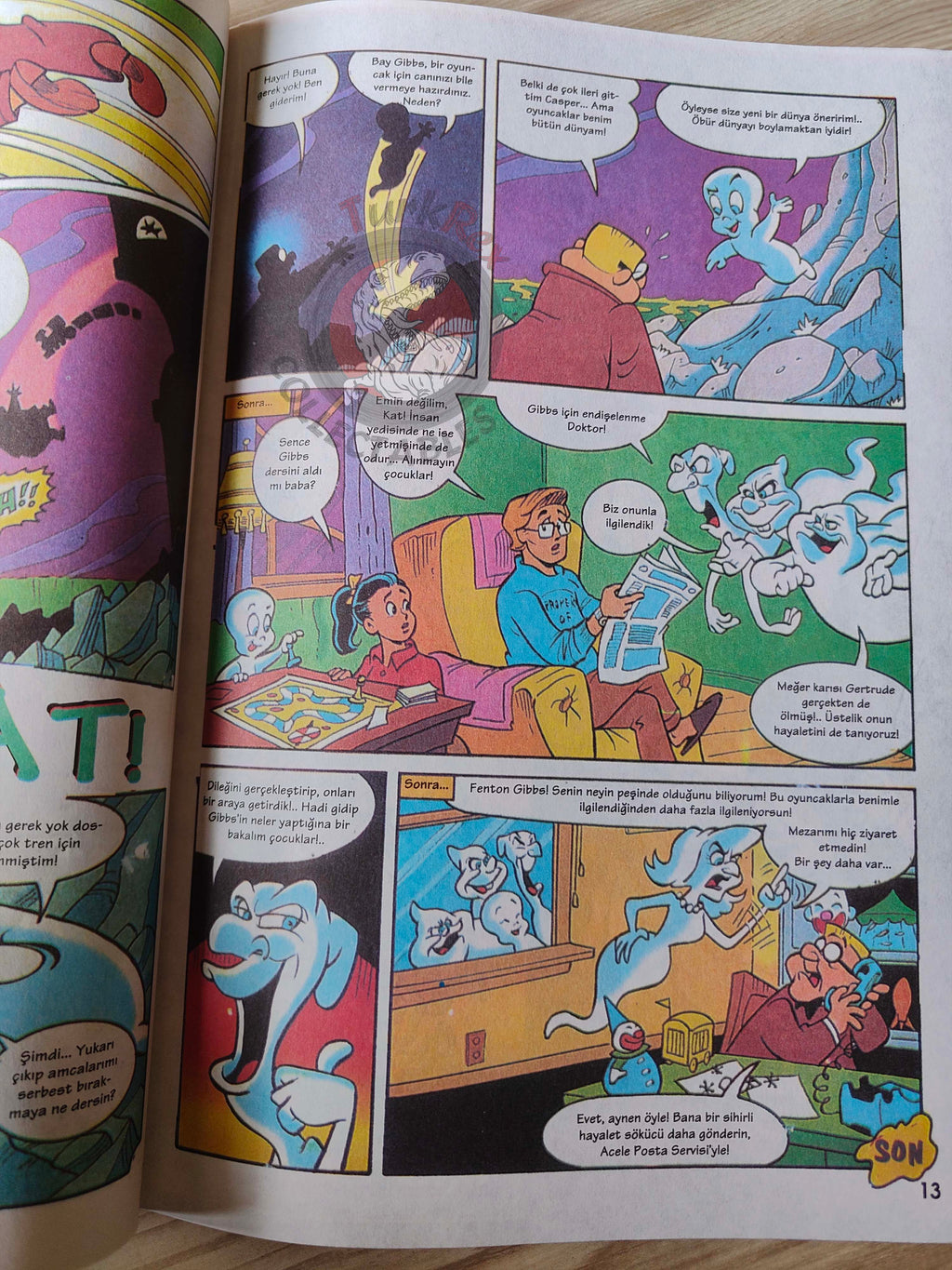 Casper the Friendly Ghost – Issue #5 1996 Turkish Comic Turkey