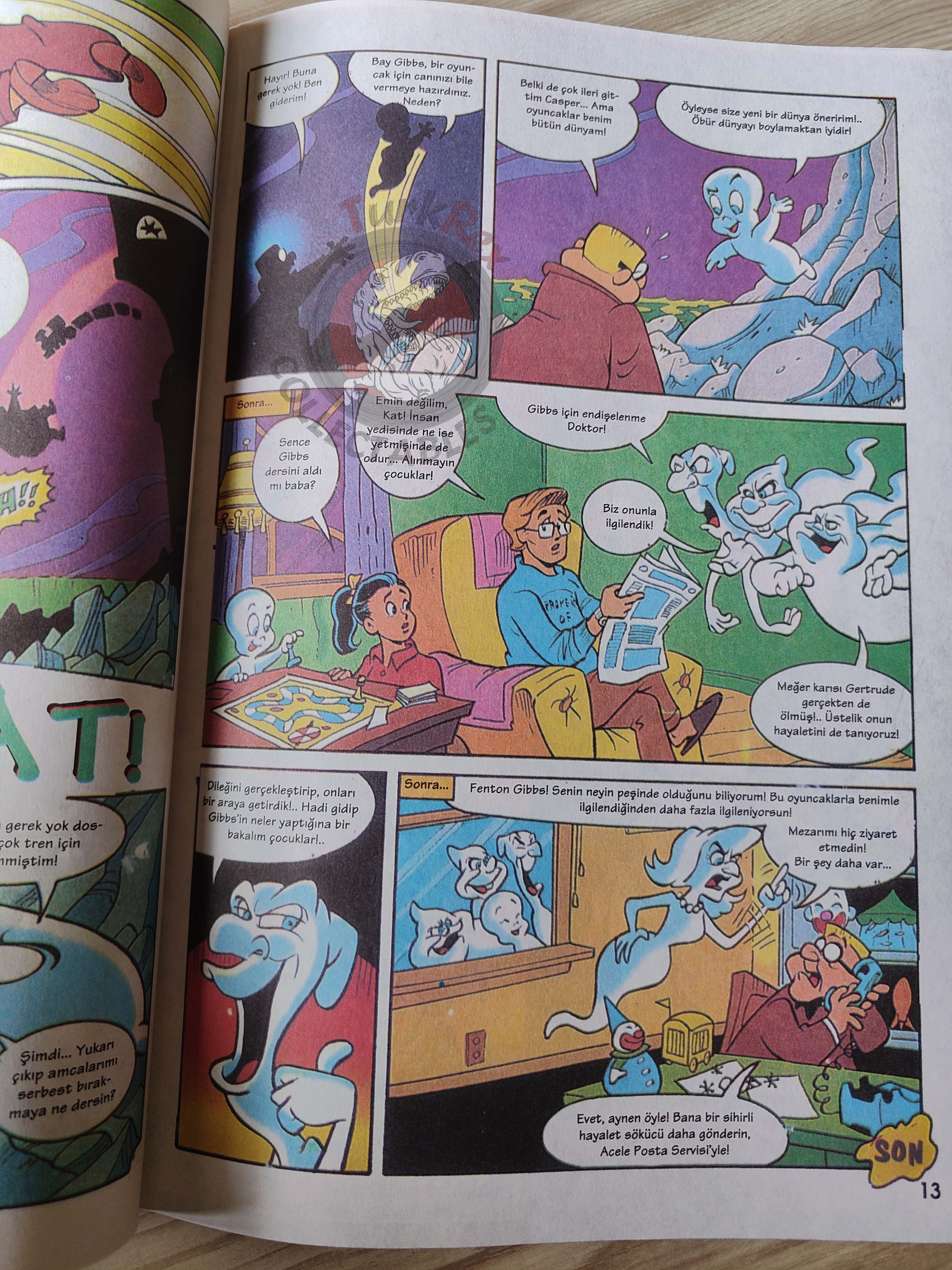 Casper the Friendly Ghost – Issue #5 1996 Turkish Comic Turkey