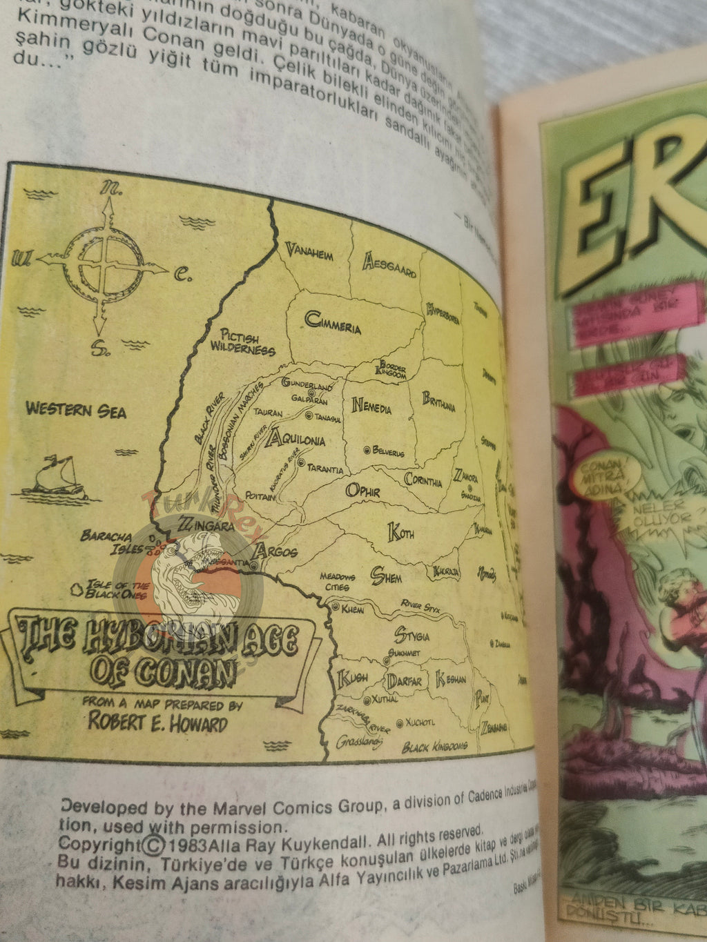 Conan Renkli #6 Turkish Comic Turkey The Savage Sword of #19 CTB #120 Movie