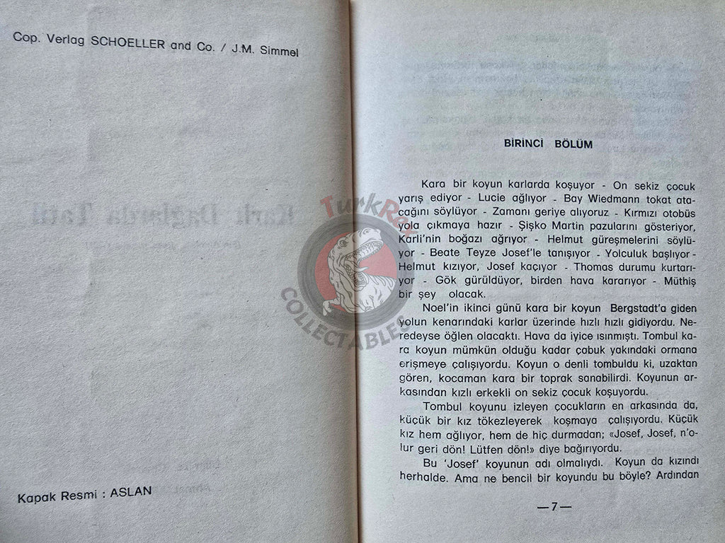 J. M. Simmel – A Bus as Big as the World 1978 HC/DJ Turkish Book Turkey