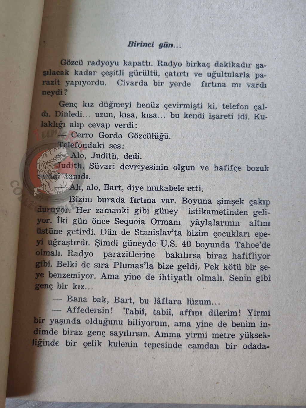 George R. Stewart – Fire 1953 1st Turkish Book Turkey