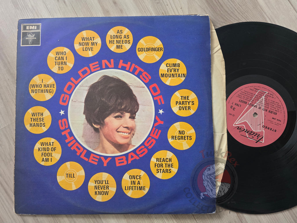 Shirley Bassey – Golden Hits Of Shirley Bassey Turkish Pressing Vinyl Turkey Edition