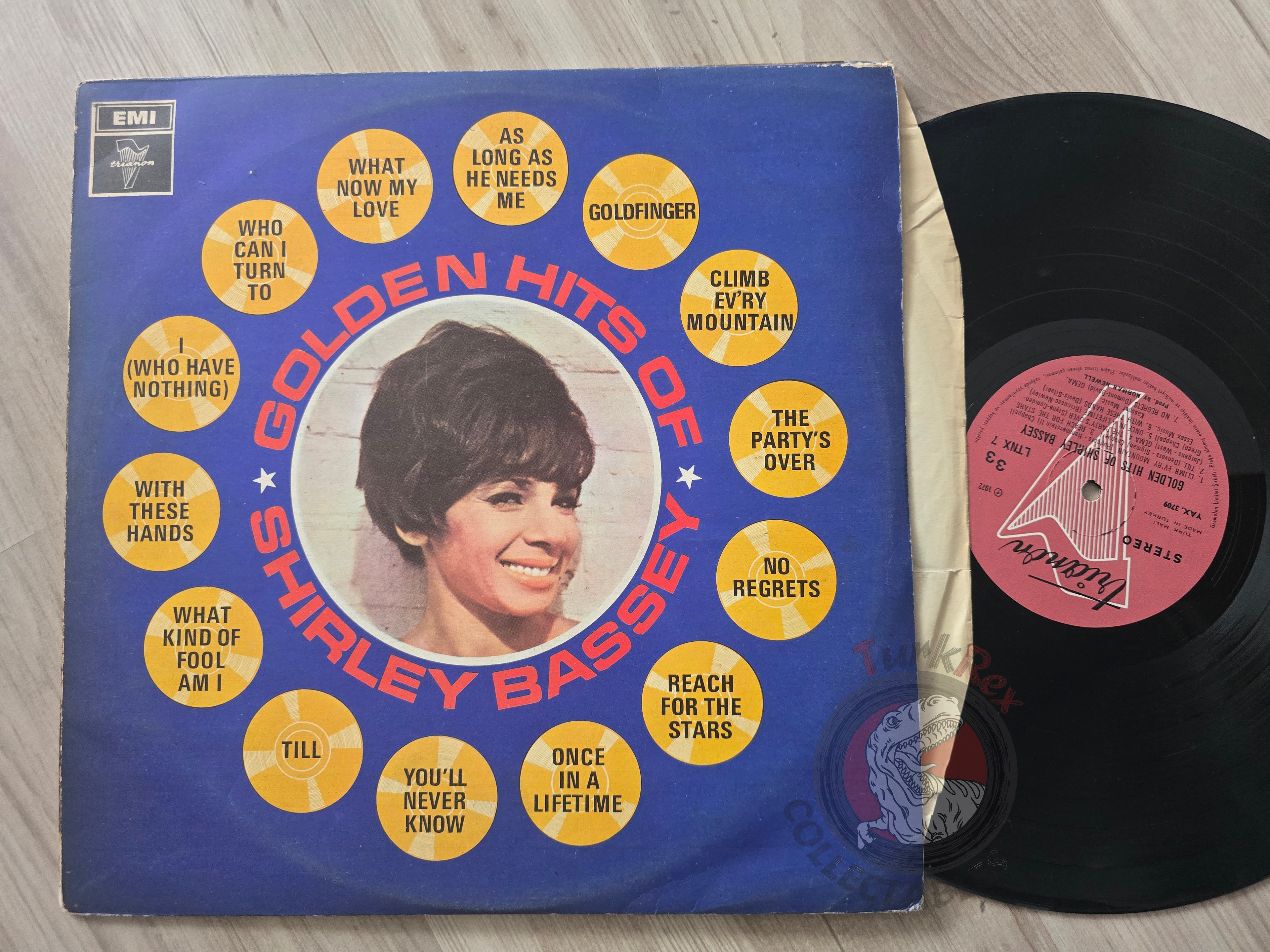 Shirley Bassey – Golden Hits Of Shirley Bassey Turkish Pressing Vinyl Turkey Edition