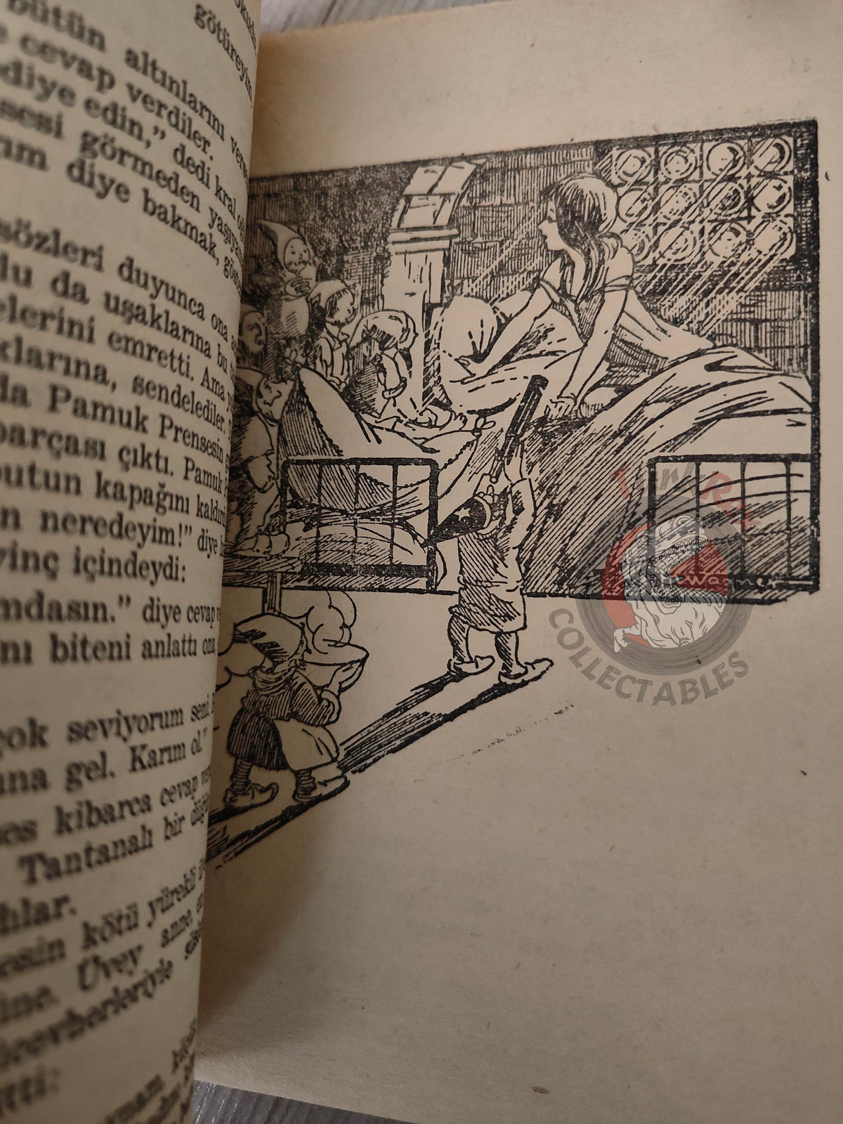 Grimm Brothers – Snow White and the Seven Dwarfs 1957 Turkish Book Turkey Illustrated