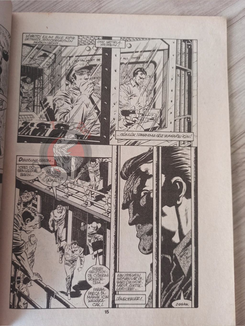 The Punisher #7 1992 Turkish Comic Turkey #1 1986 series Magazine