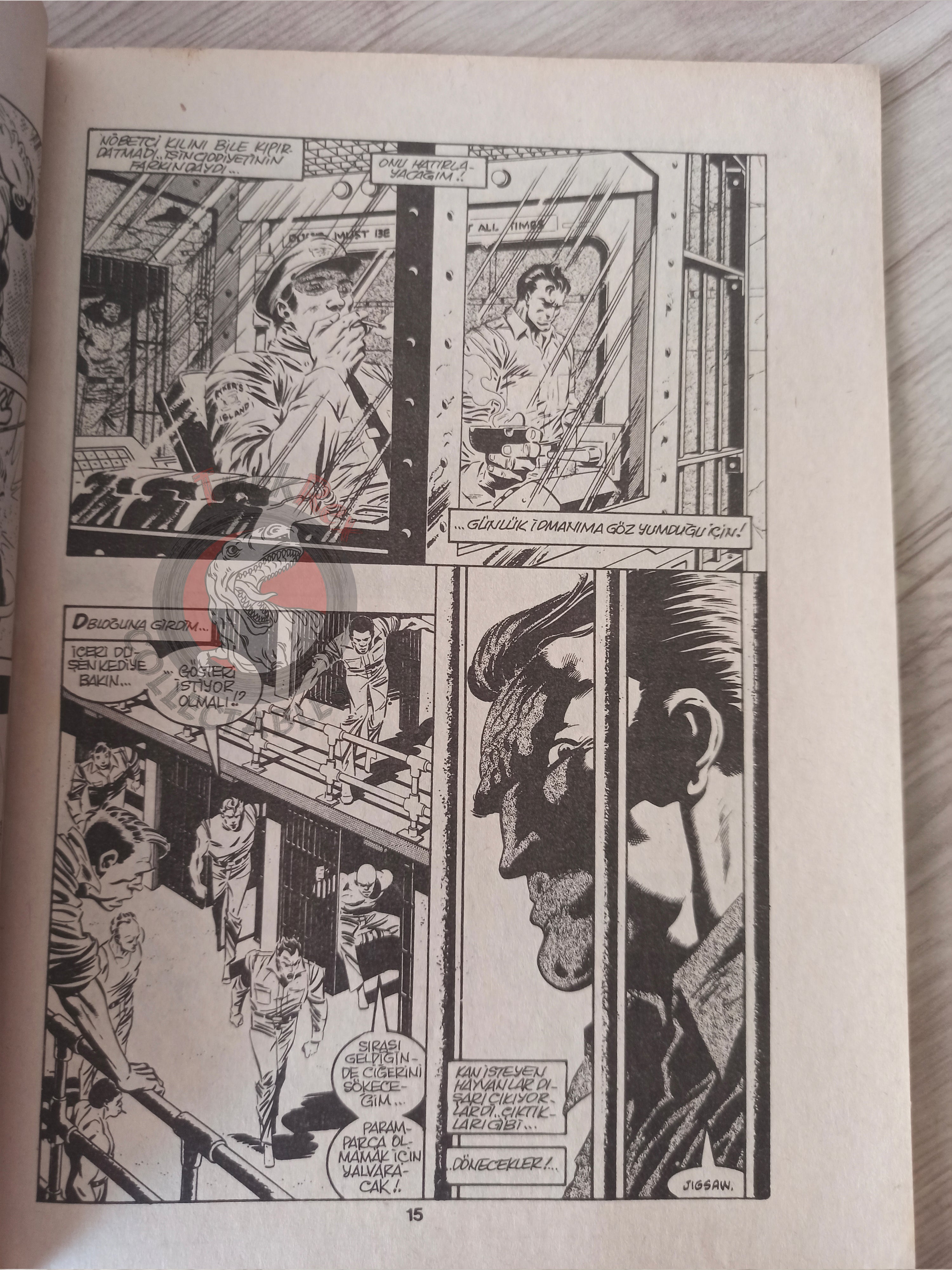 The Punisher #7 1992 Turkish Comic Turkey #1 1986 series Magazine