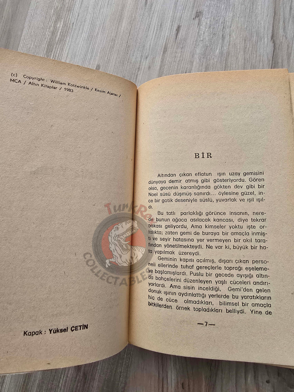 William Kotzwinkle – E.T. the Extra-Terrestrial 1983 1st Turkish Book Turkey Steven Spielberg