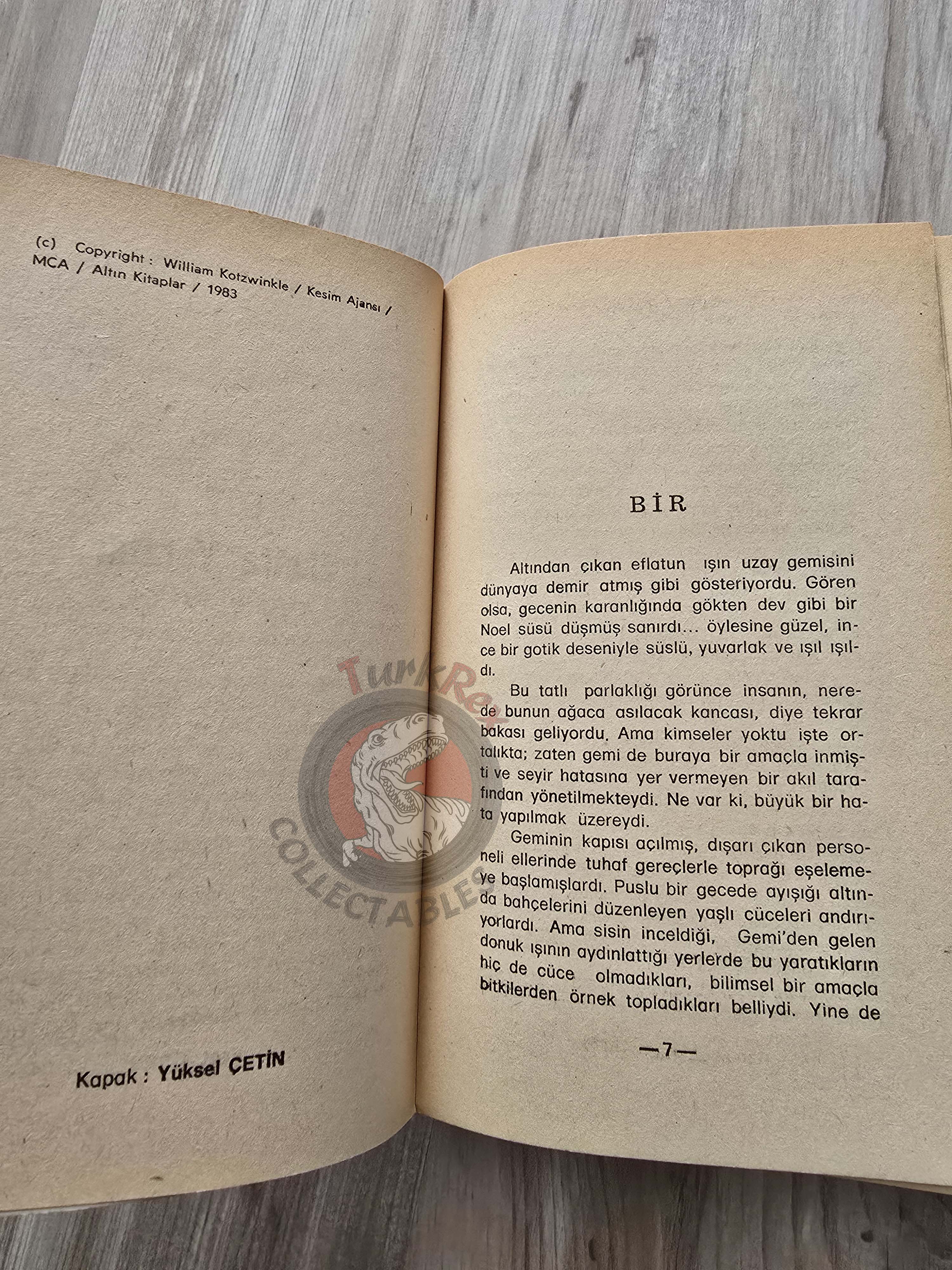 William Kotzwinkle – E.T. the Extra-Terrestrial 1983 1st Turkish Book Turkey Steven Spielberg