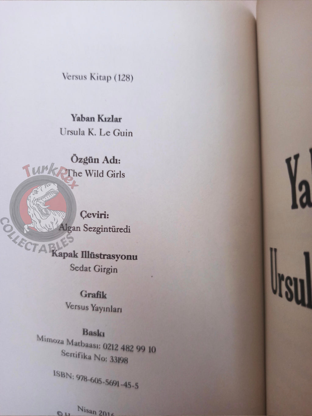 Ursula K. Le Guin – The Wild Girls 2016 Turkish Book Turkey