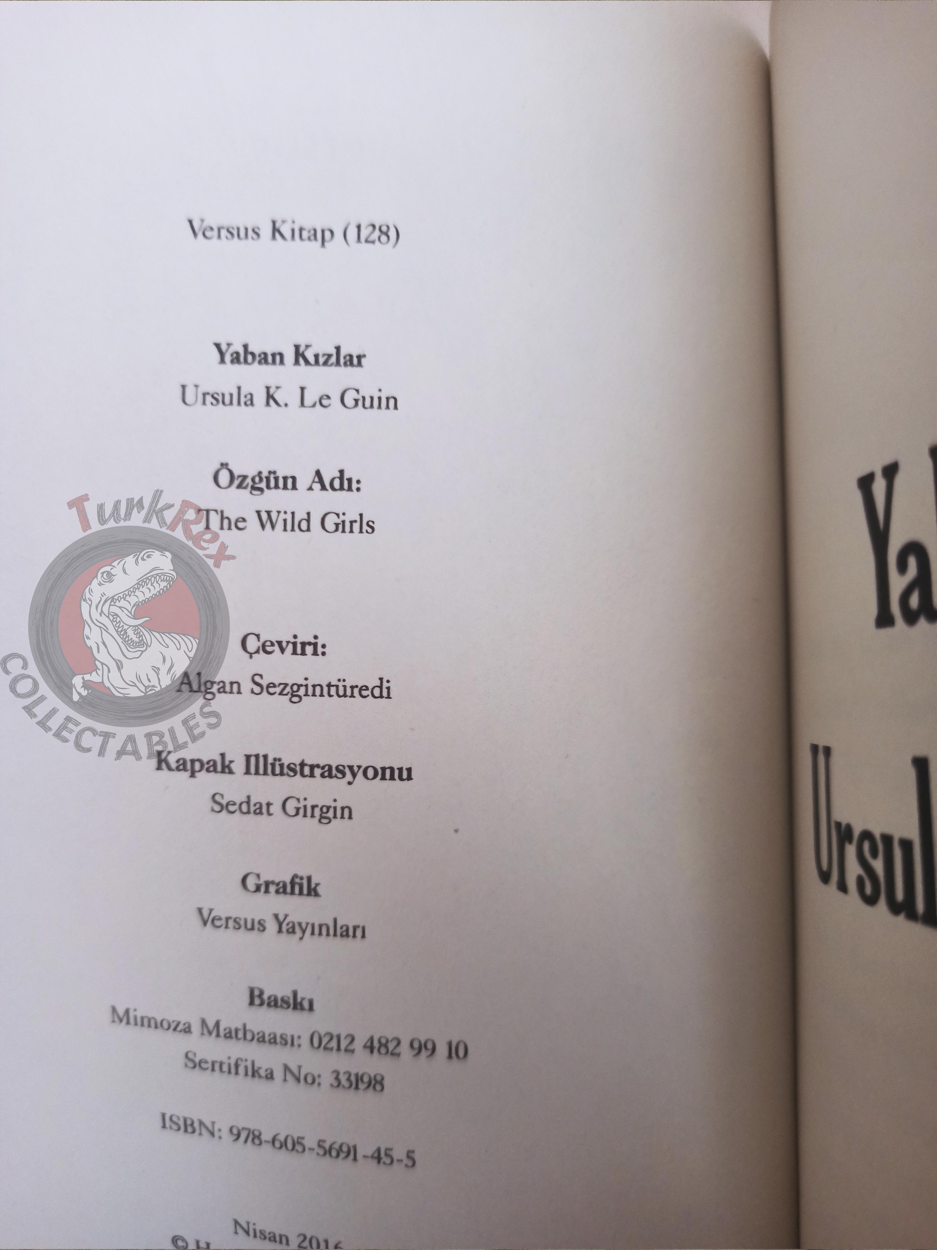 Ursula K. Le Guin – The Wild Girls 2016 Turkish Book Turkey