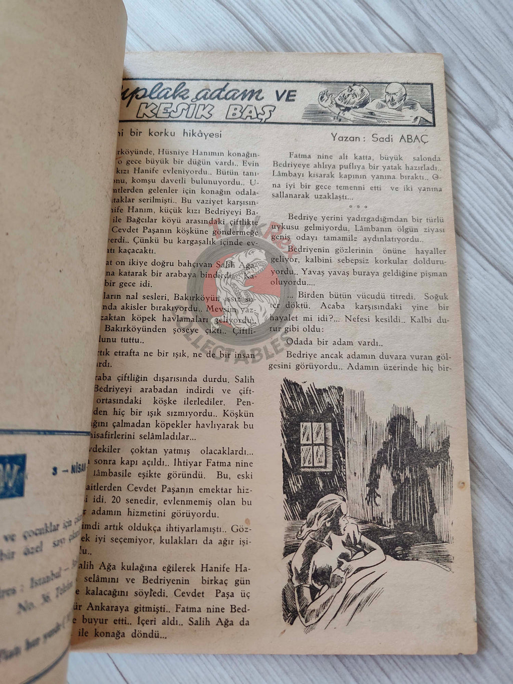 1001 Roman 1943 The Bloody Mark Turkish Comic Mag Turkey