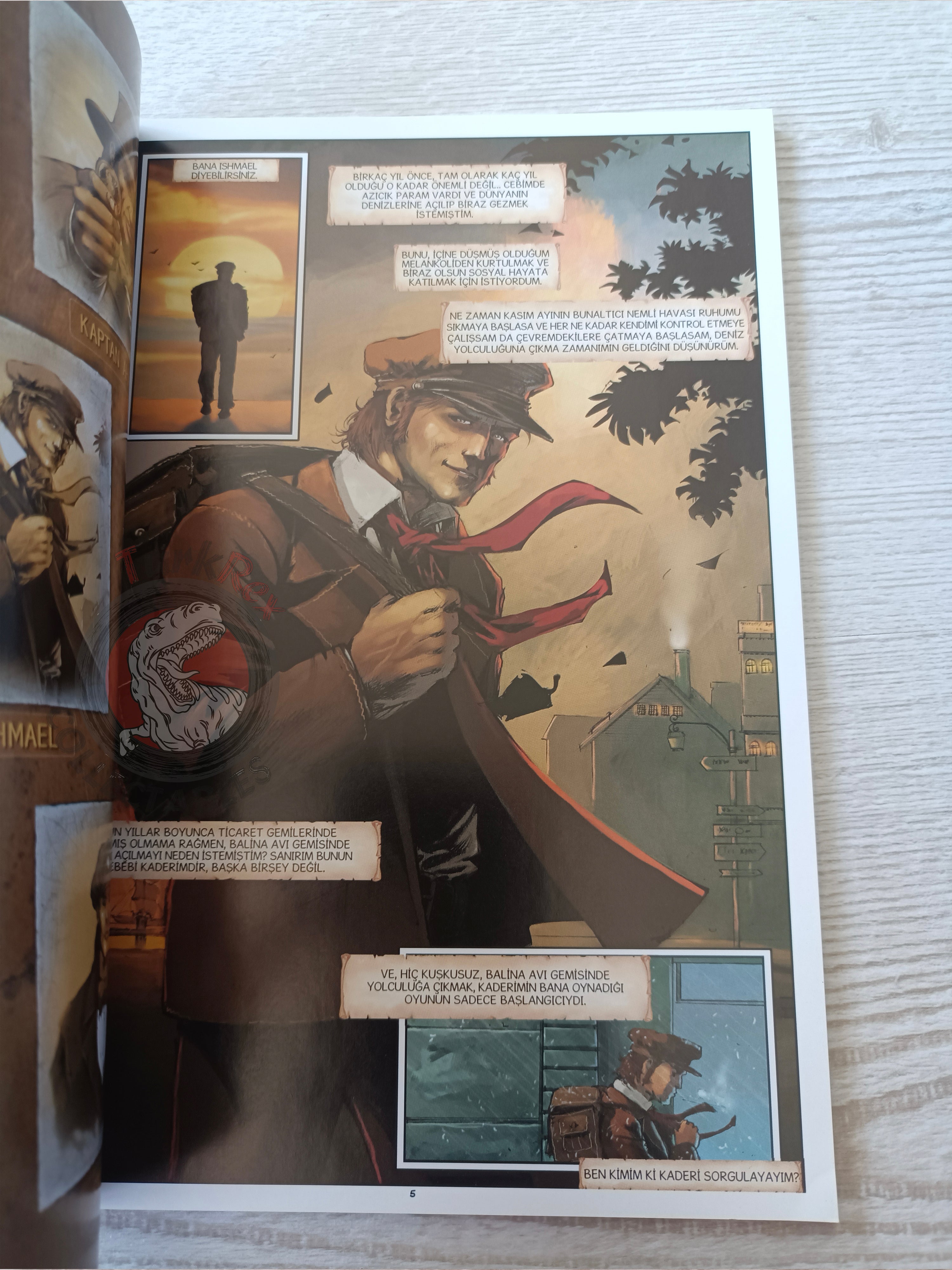 Moby Dick – Herman Melville Turkish Comic Turkey Campfire Classics