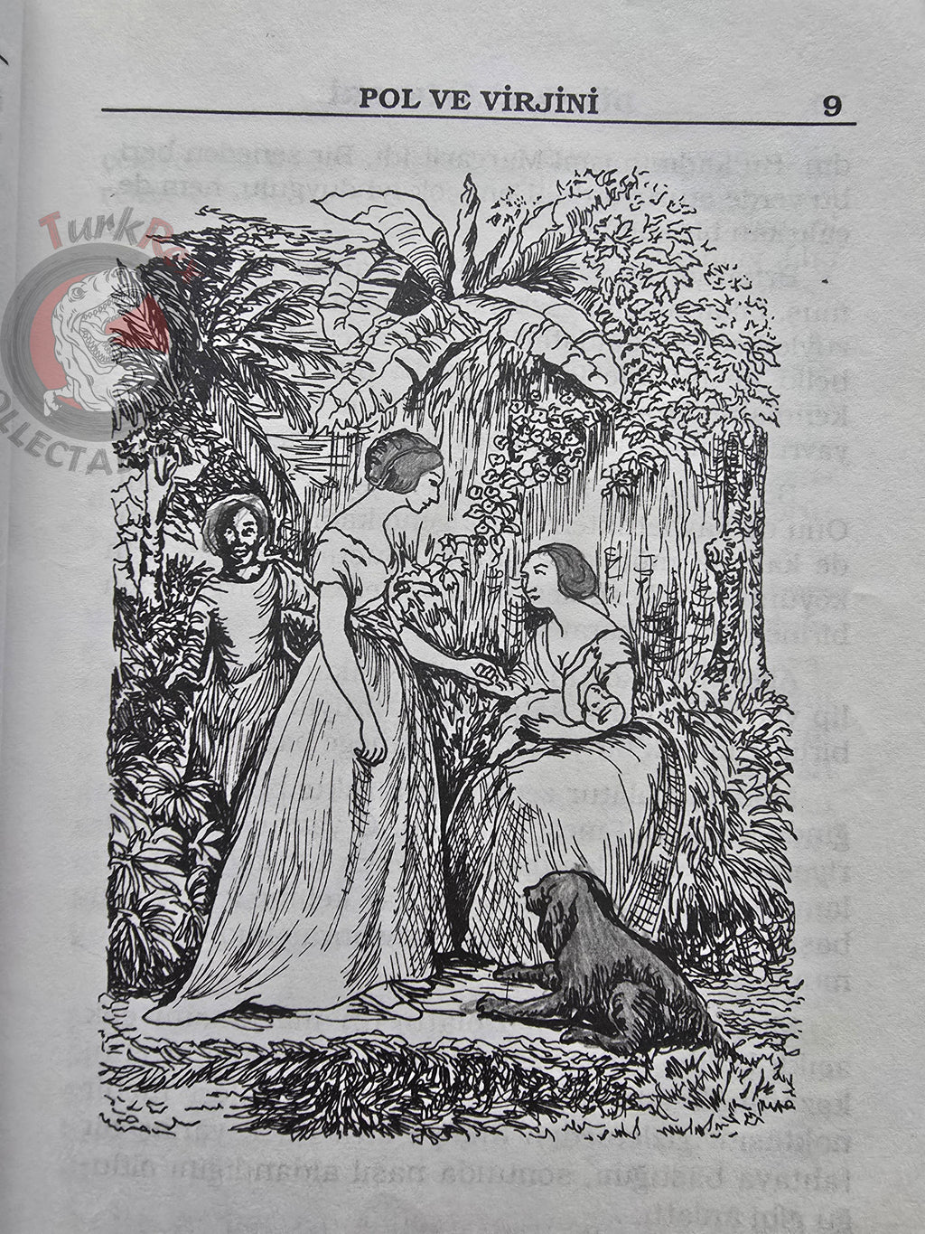 Bernardin de Saint-Pierre – Paul et Virginie 1990s Turkish Book Turkey Illustrated