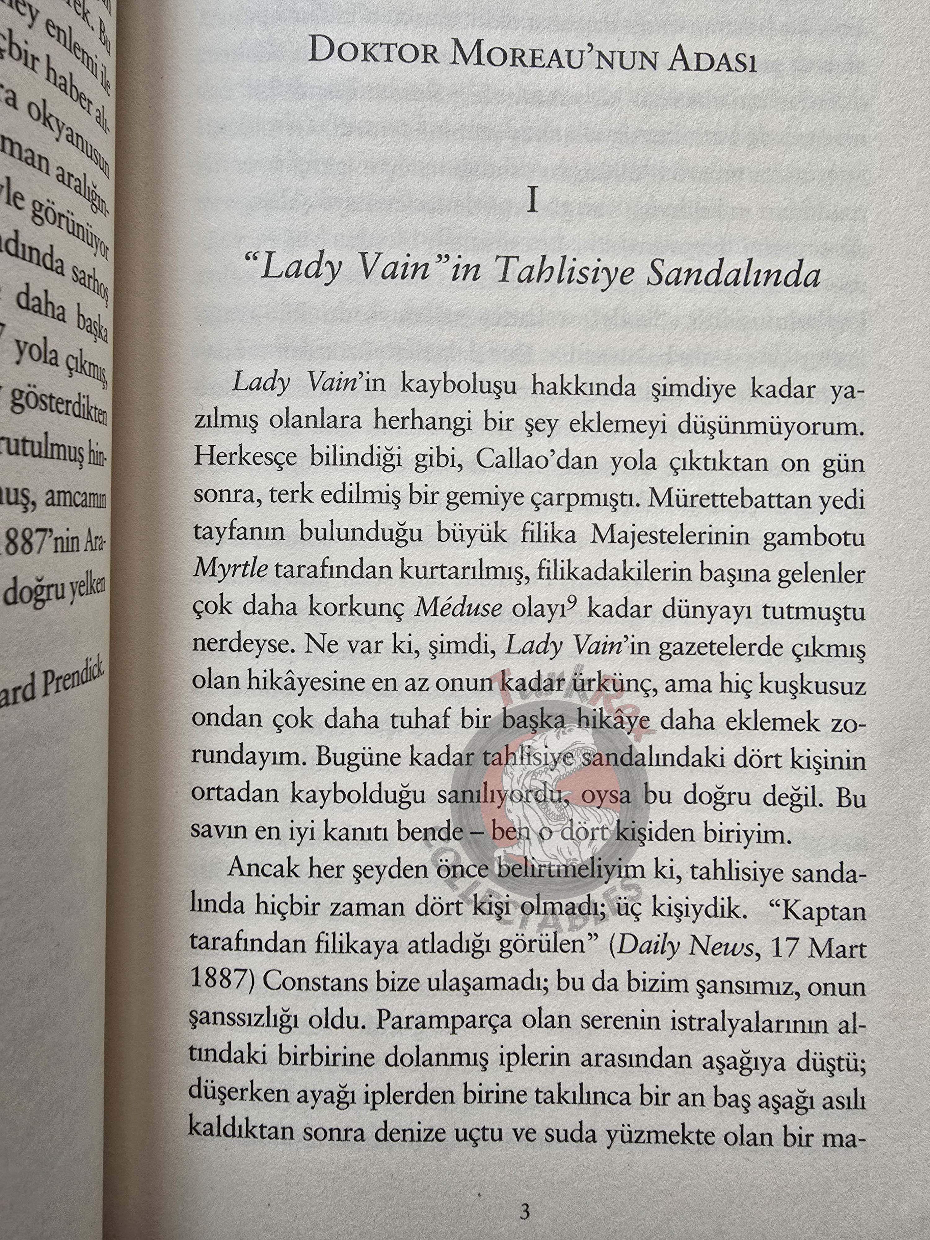 H. G. Wells – The Island of Doctor Moreau Turkish Book Turkey