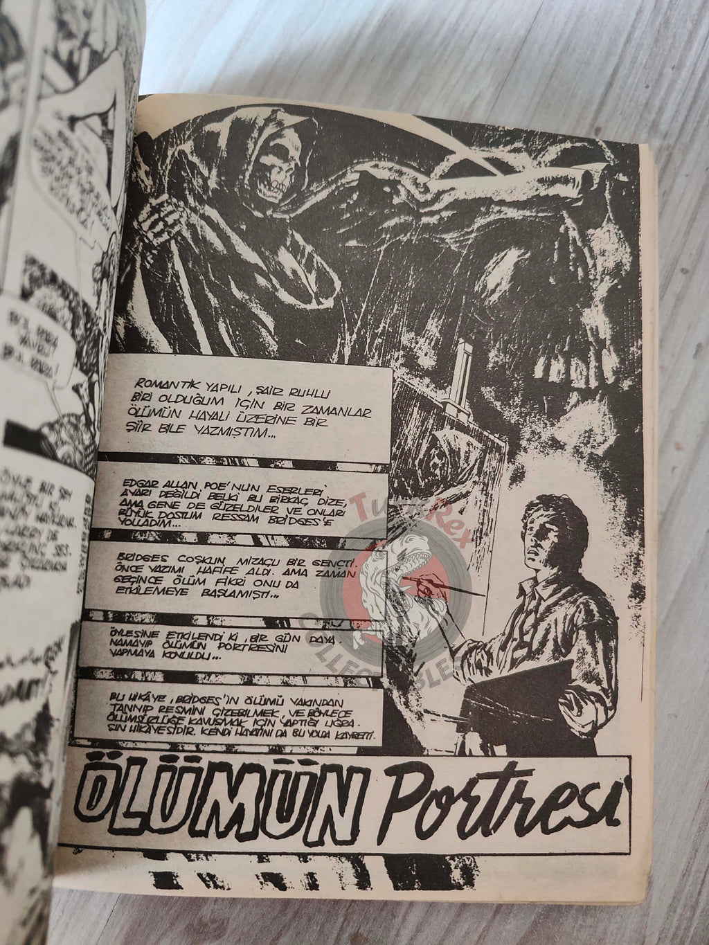 Süper Korku Altın Seri #3 1987 Turkish Comic Turkey Warren Creepy Eerie  Boris Vallejo