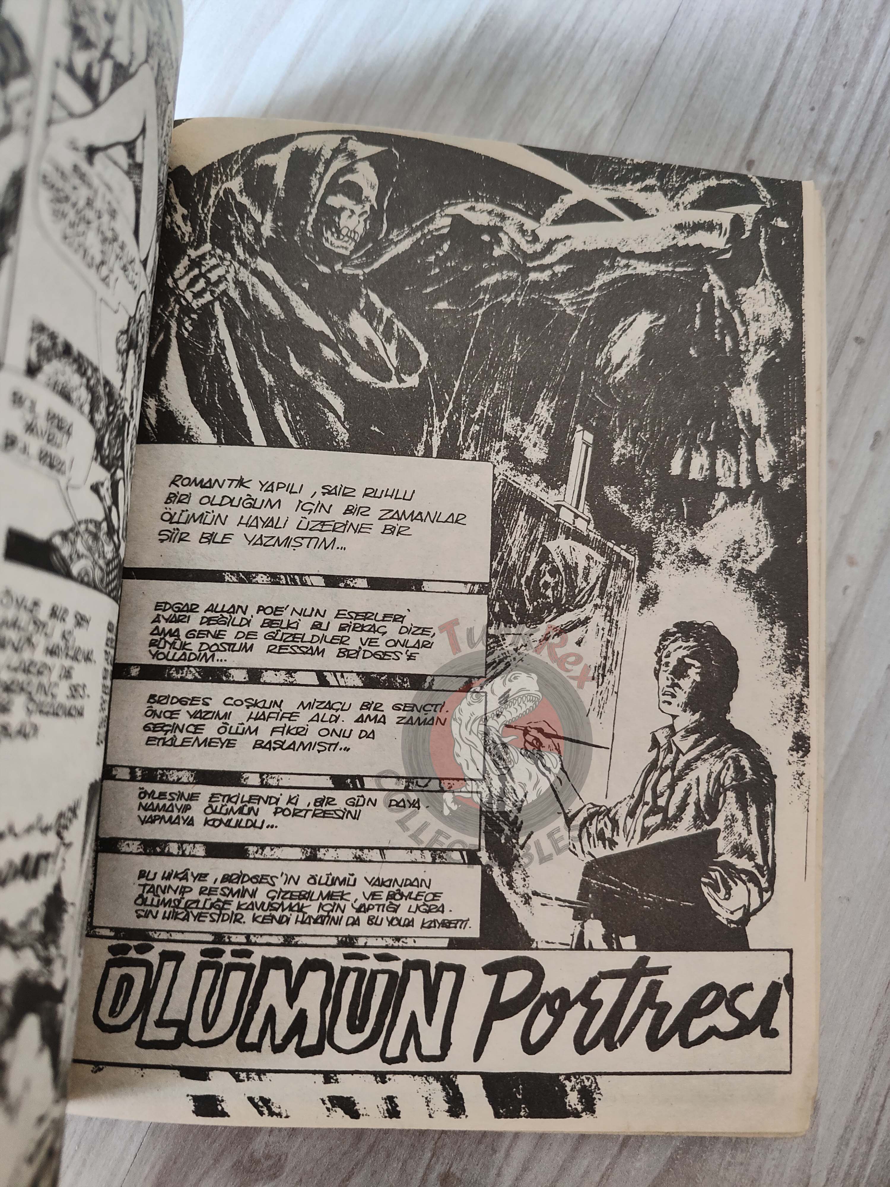 Süper Korku Altın Seri #3 1987 Turkish Comic Turkey Warren Creepy Eerie  Boris Vallejo