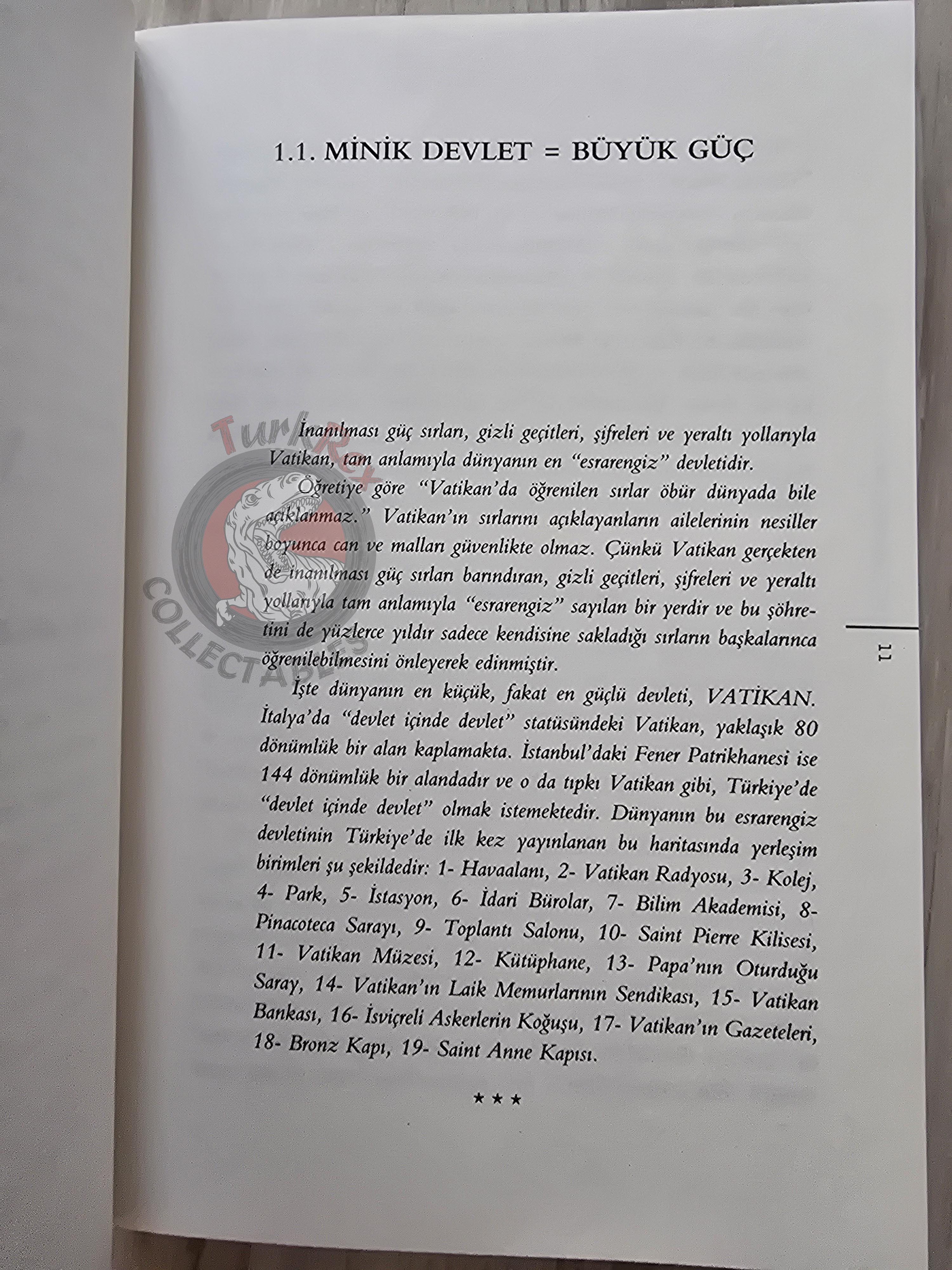 The Vatican and the Knights Templar 2017 Turkish Book Turkey