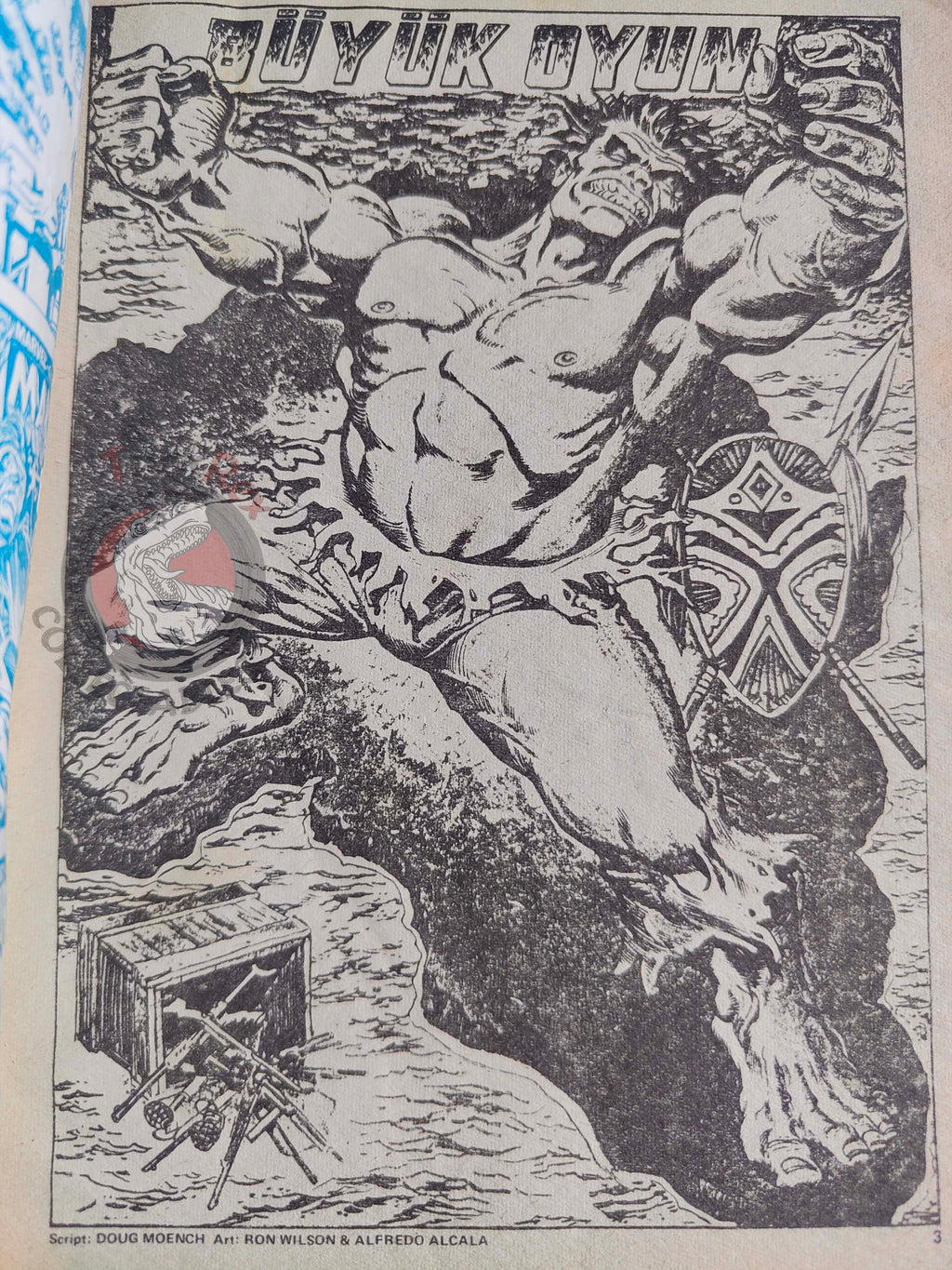 Hulk #9 1988 Turkish Comic Turkey cover #18 #130