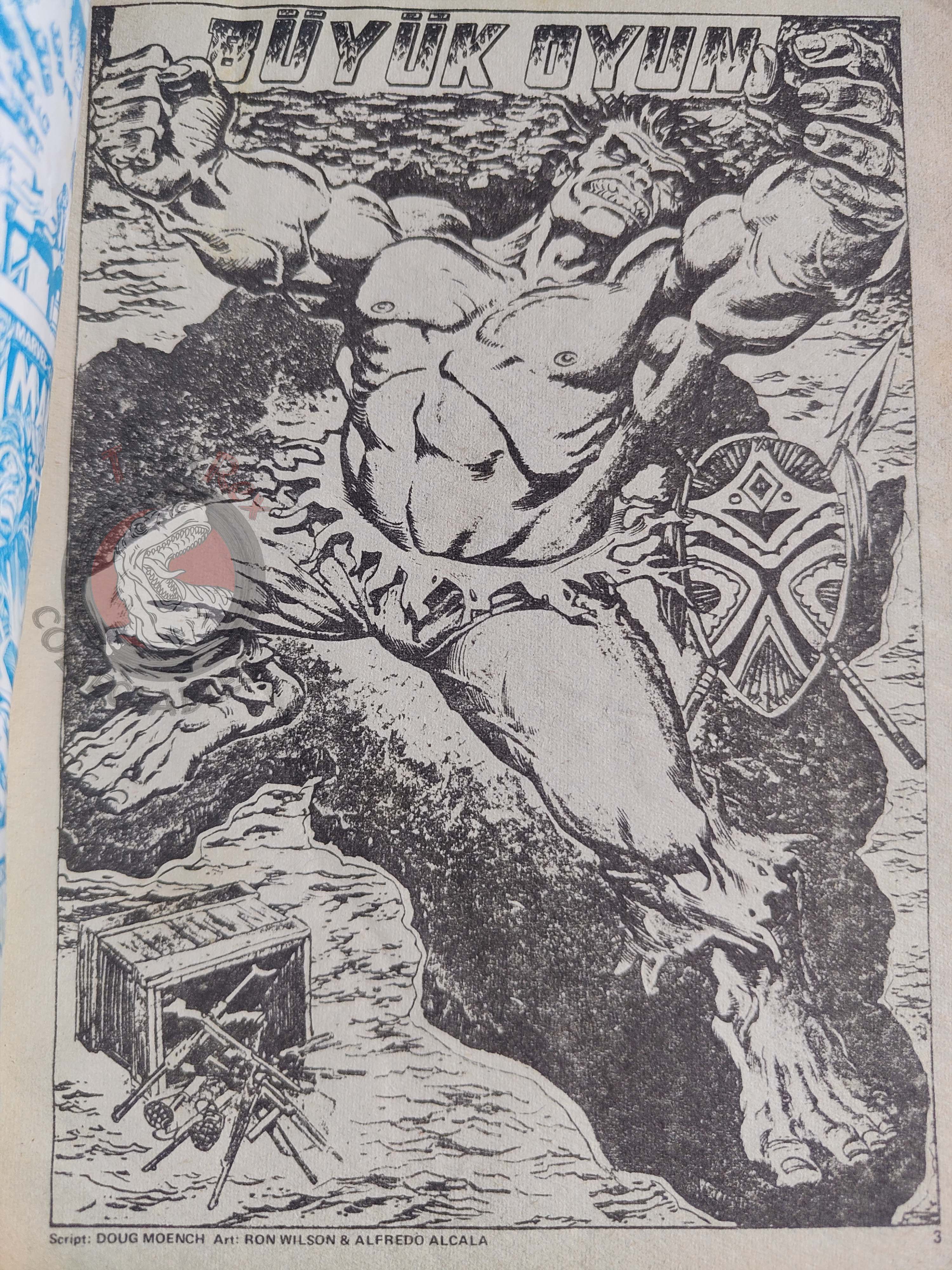 Hulk #9 1988 Turkish Comic Turkey cover #18 #130