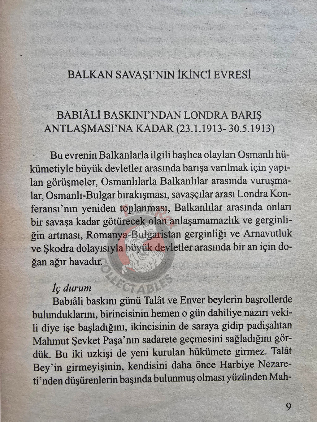 The Second Balkan War 1999 Turkish Book Turkey Enver Pasha Ottoman Empire