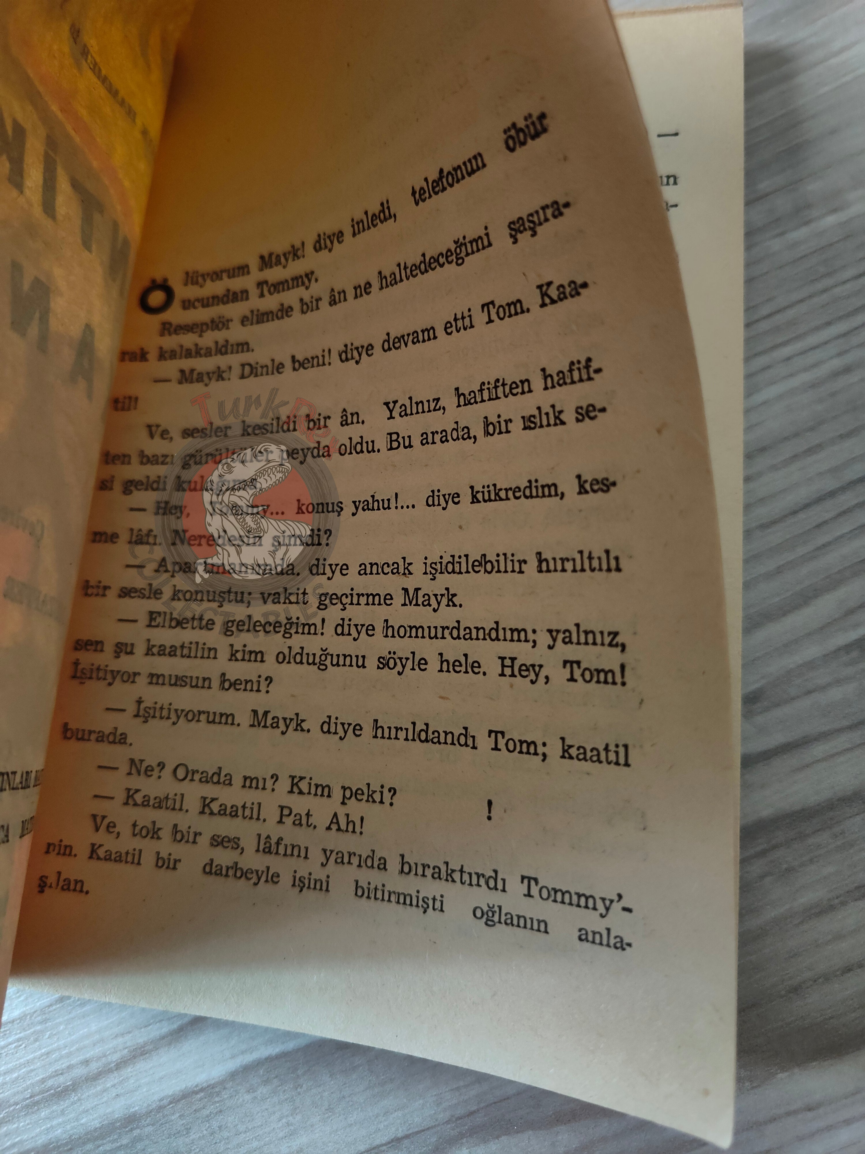 Mickey Spillane – Mike Hammer İntikam Kanı 1954 1st Turkish Book Turkey