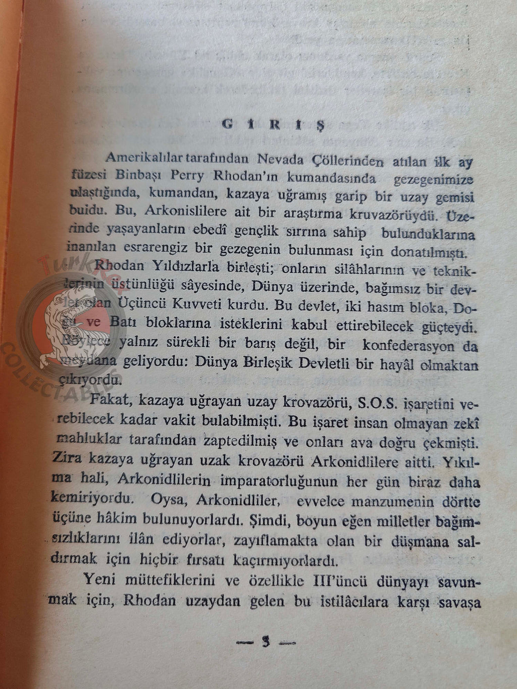 Scheer & Clark Darlton – Perry Rhodan 1971 1st Turkish Book Turkey