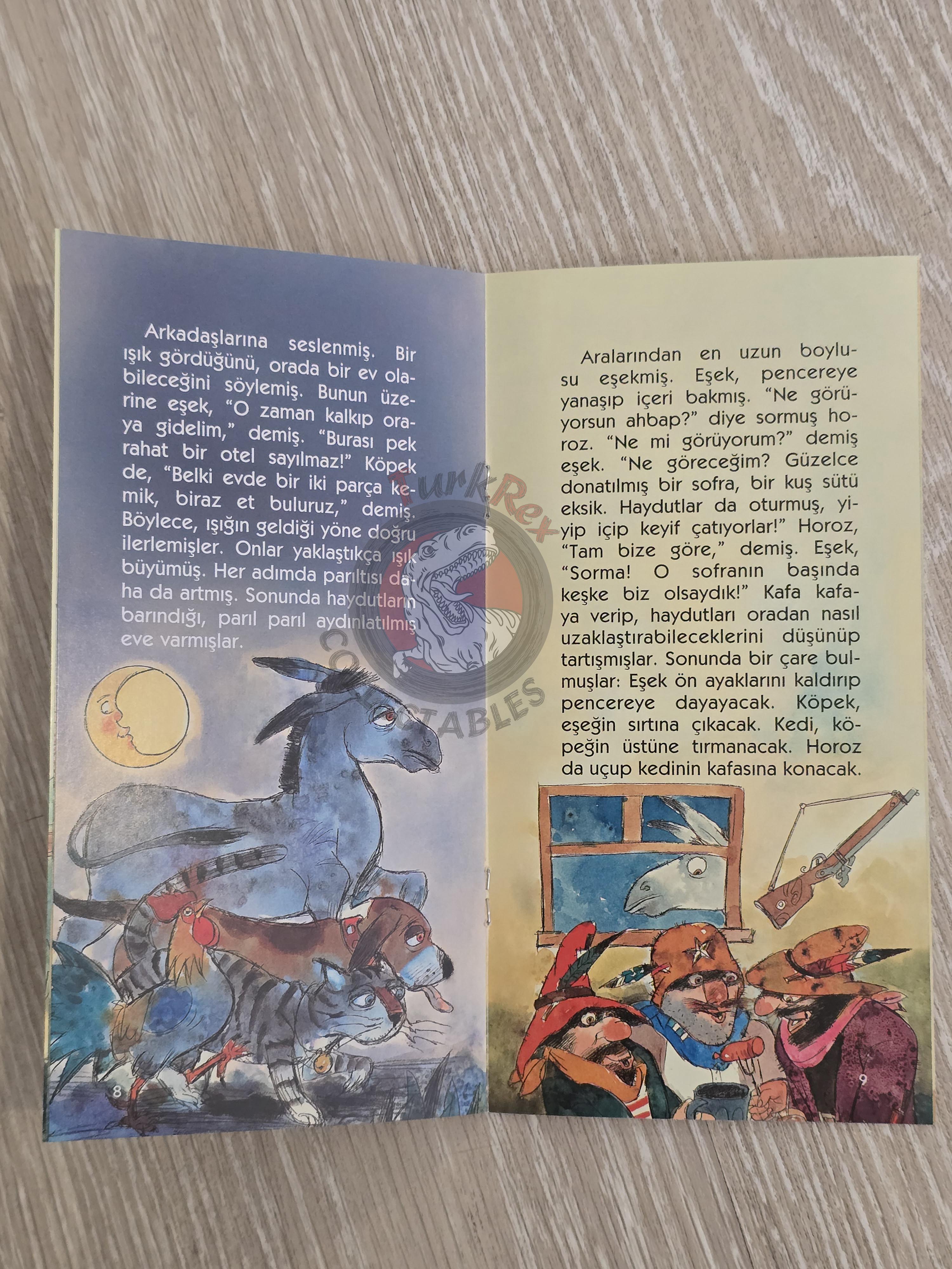 Grimm Brothers – Town Musicians of Bremen 2011 Turkish Book Turkey Illustrated 1