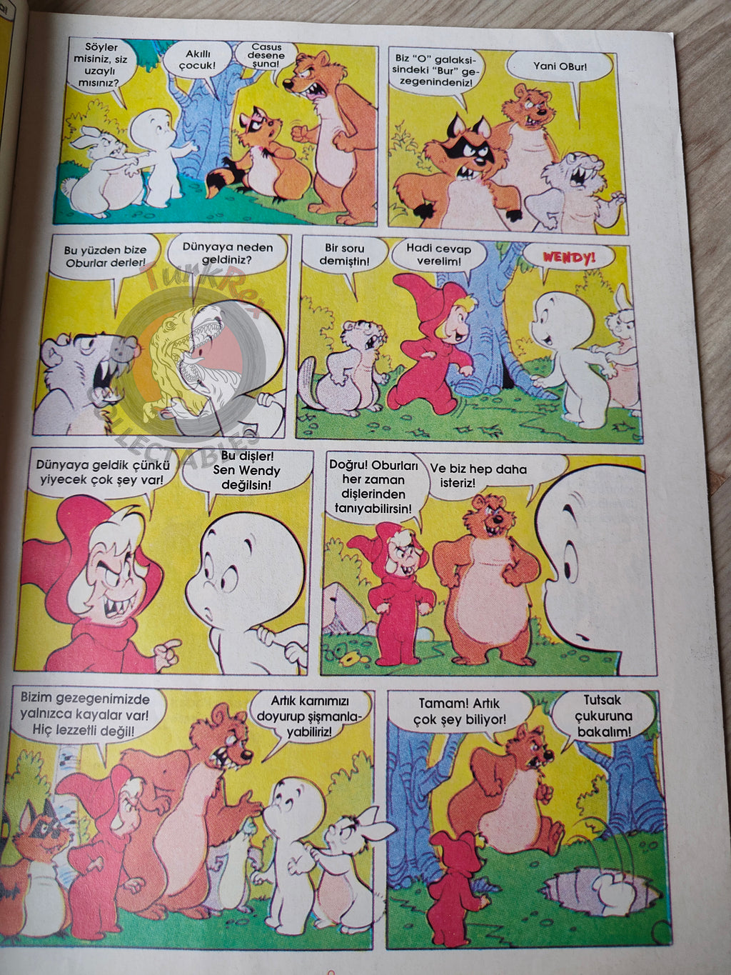 Casper the Friendly Ghost Magazine – Issue #22 1997 Turkish Comic Turkey