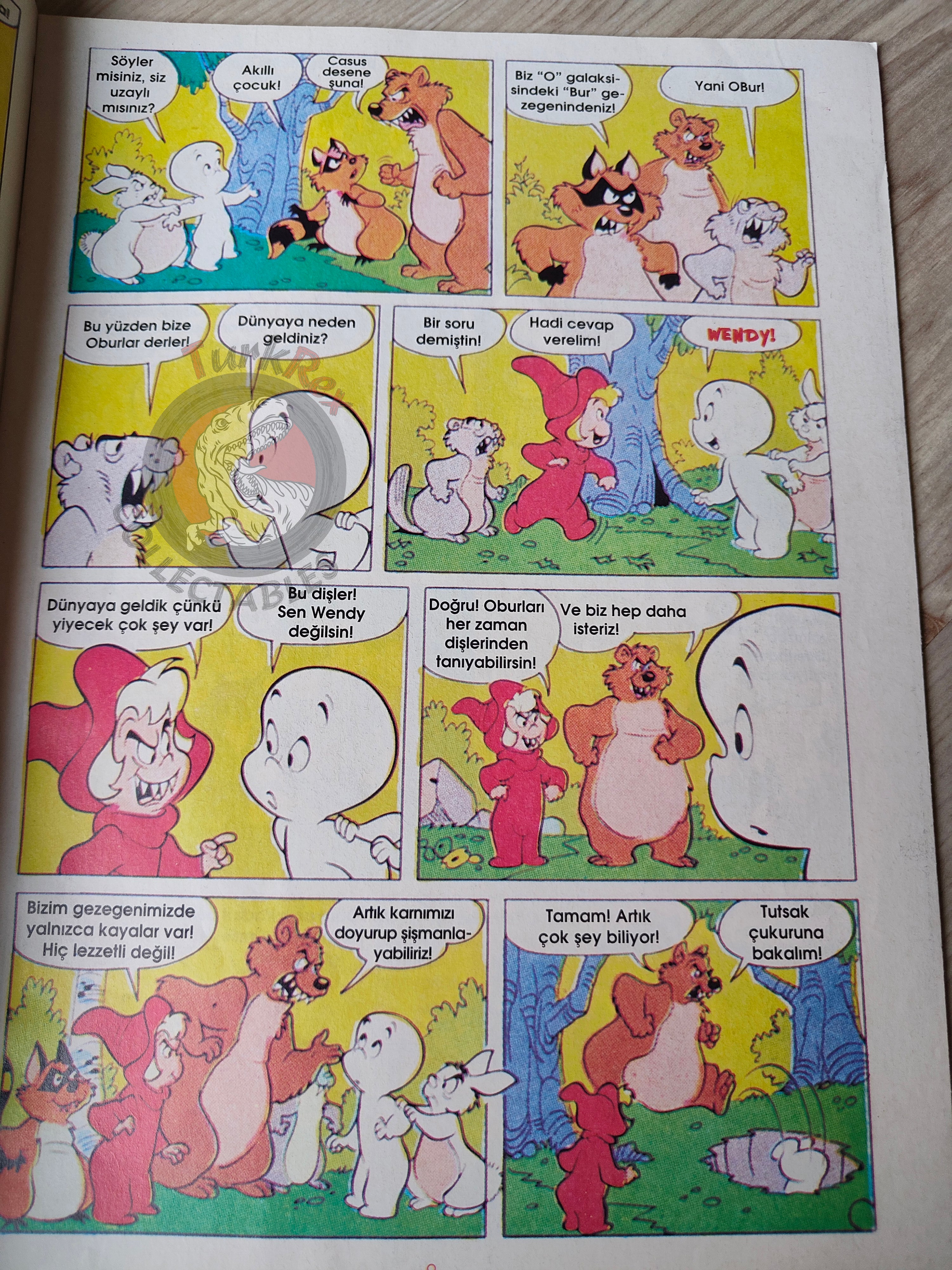Casper the Friendly Ghost Magazine – Issue #22 1997 Turkish Comic Turkey